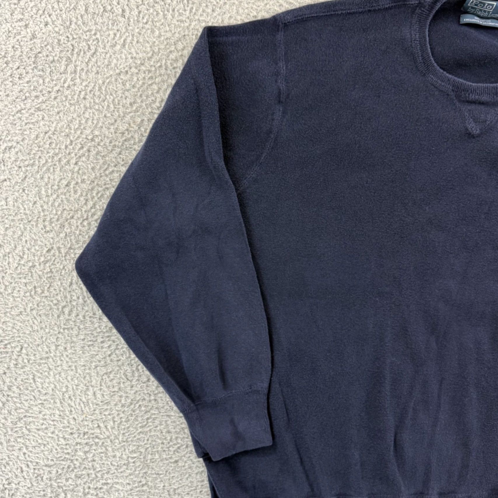 Polo Ralph Lauren VINTAGE Polo Ralph Lauren Sweater Mens 4XB Big Blue Crewneck Knit Preppy Outdoor Size US XXL / EU 58 / 5 - 4 Thumbnail