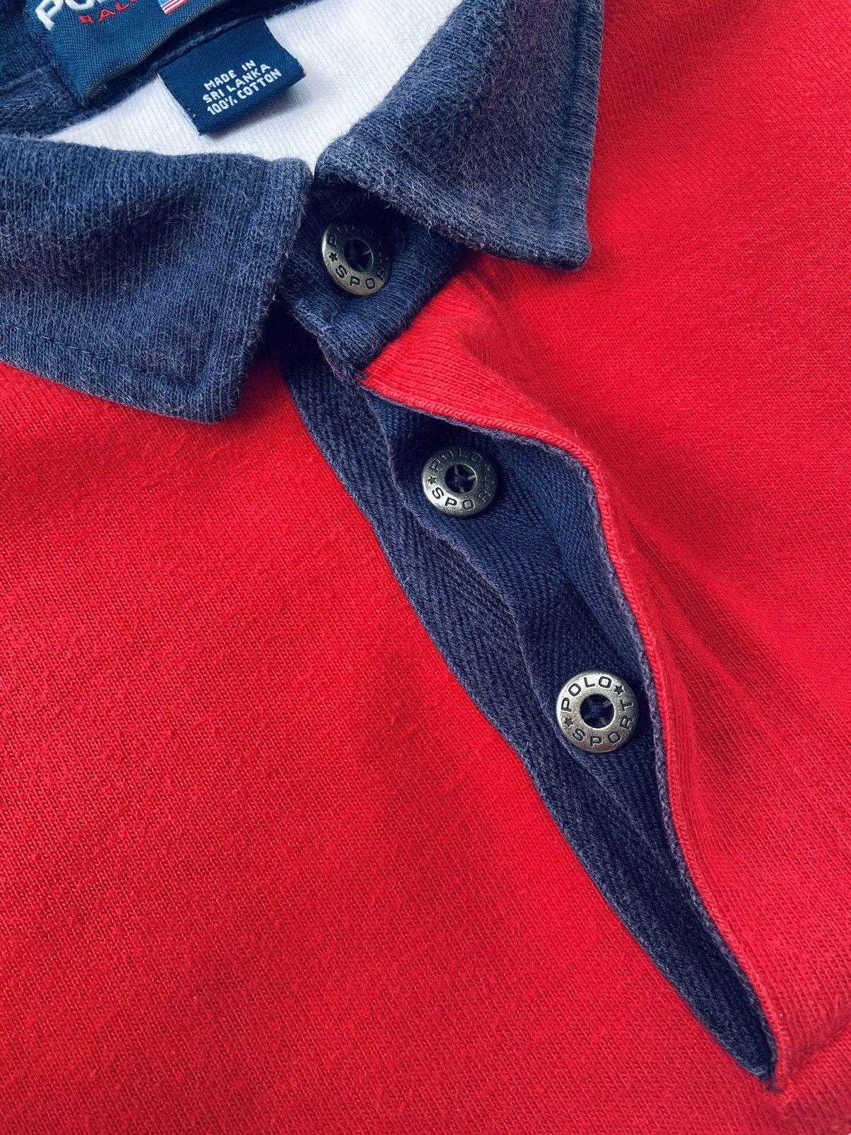 Polo Ralph Lauren Vintage 90s Polo Sport Ralph Lauren Rugby Long Sleeve Size US L / EU 52-54 / 3 - 17 Thumbnail