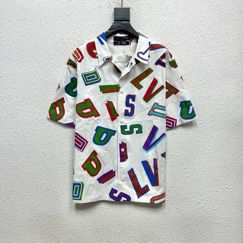 Louis Vuitton Full monogrammed short sleeve shirt 2502-Next