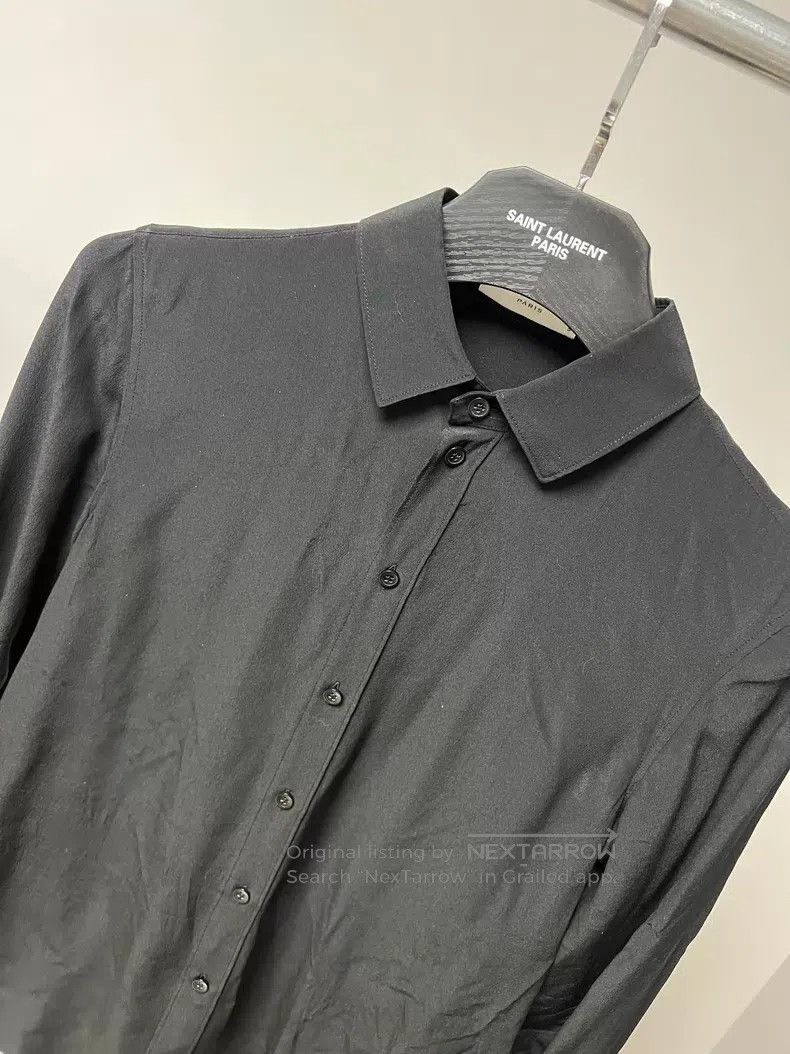 Saint Laurent Paris Saint Laurent Paris Black Samurai Silk Black Shirt i Size XS / US 0-2 / IT 36-38 - 6 Thumbnail