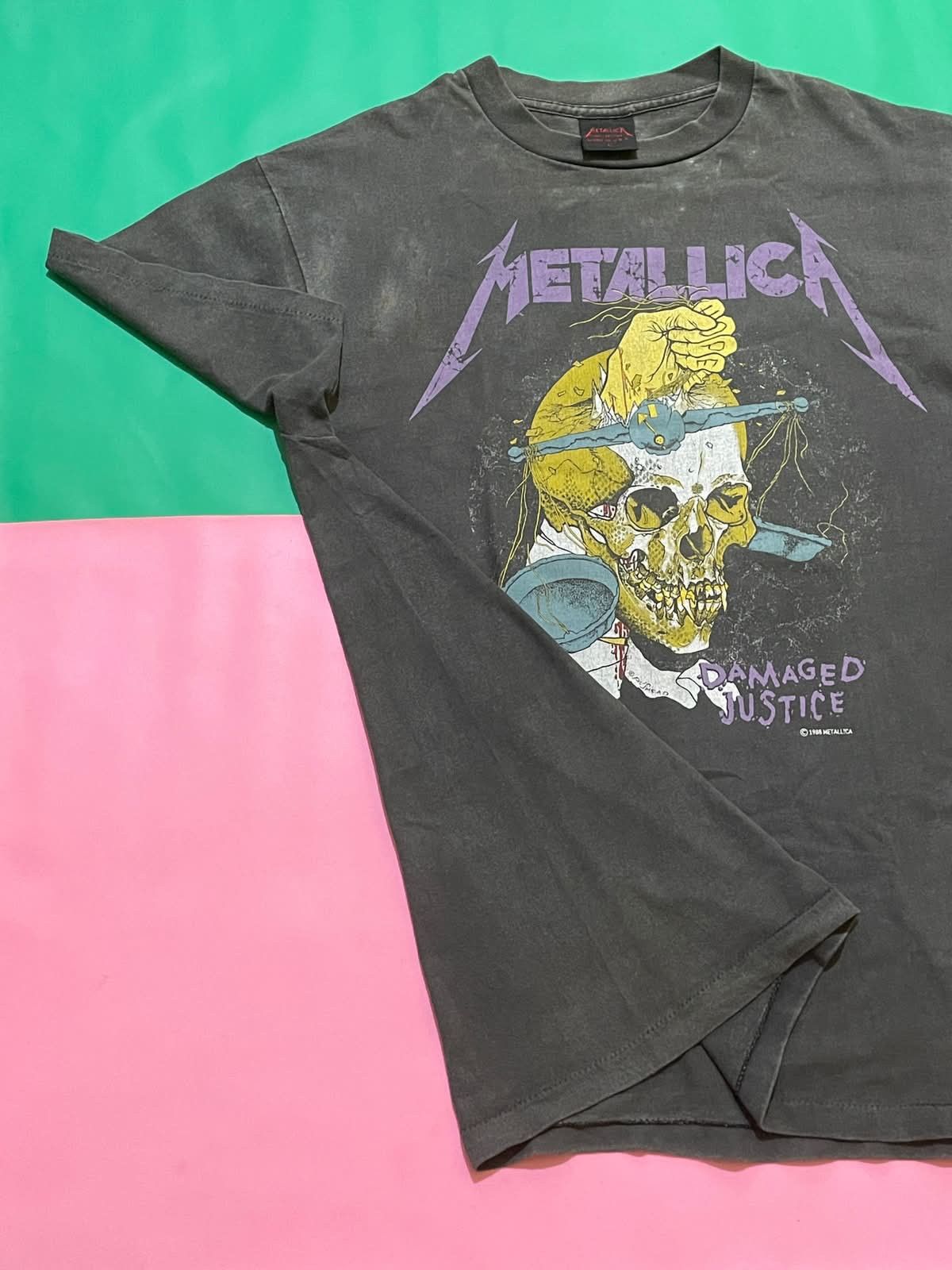 Metallica metallica damage justice vintage rare 1988 Size US L / EU 52-54 / 3 - 3 Thumbnail
