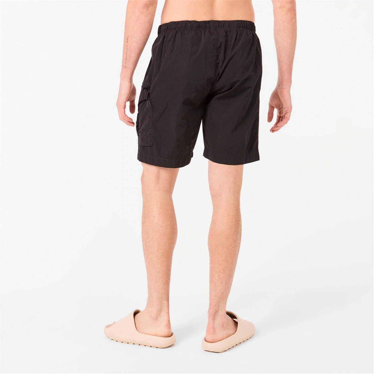 C.P. Company o1g2r1mq0426 Chrome Lens Swim Shorts in Black Size US 36 / EU 52 - 4 Thumbnail