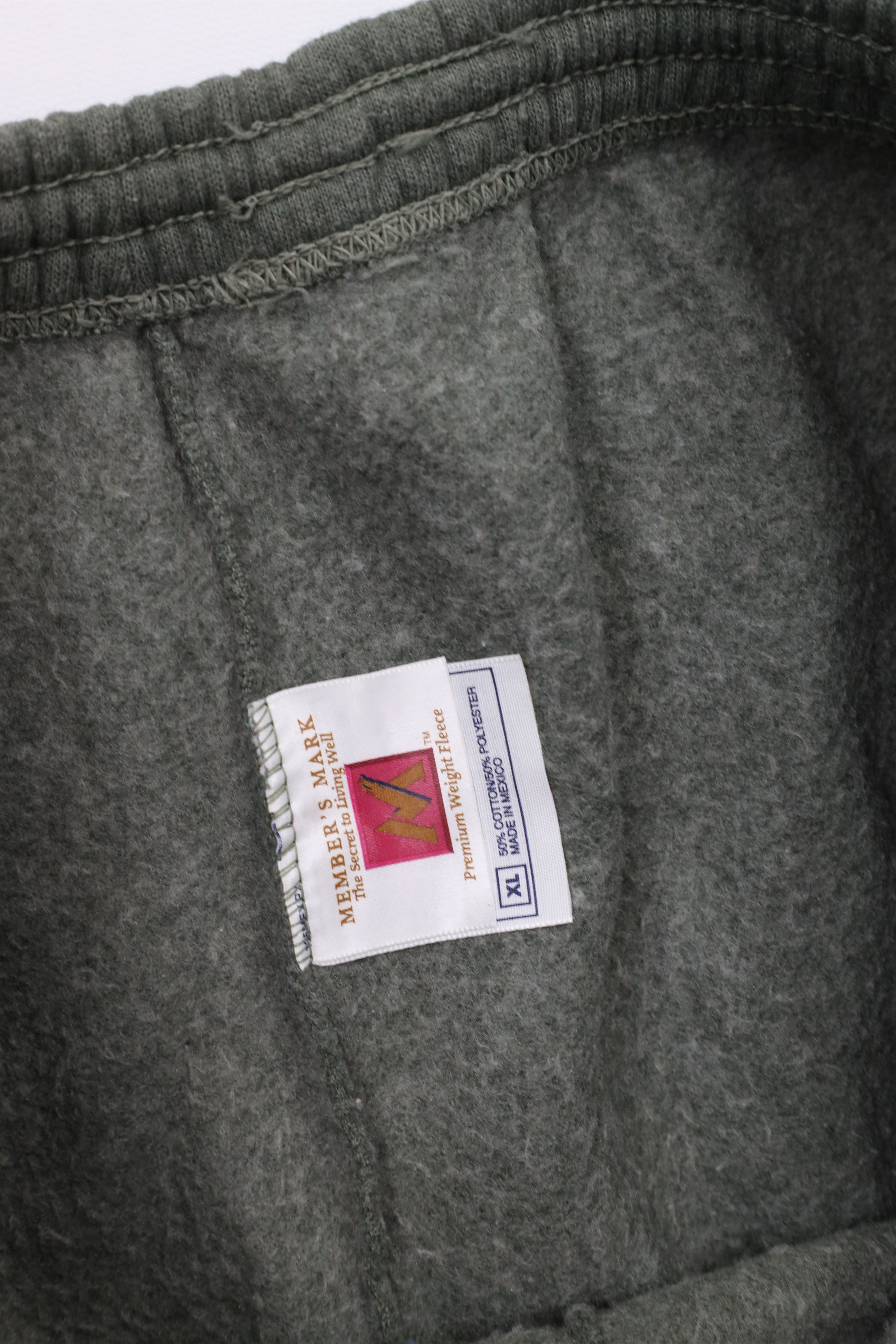 Vintage Vintage 90s Streetwear Blank Heavy Sweatpants Joggers Green Size US 38 / EU 54 - 8 Thumbnail