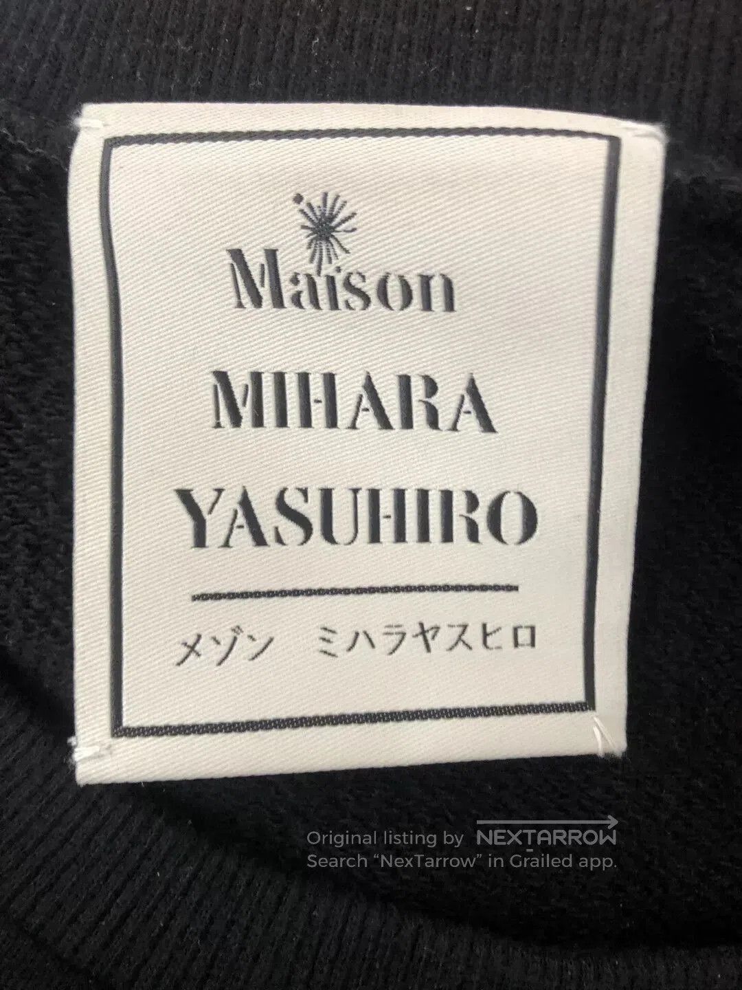 Maison MIHARA YASUHIRO Maison Mihara Yasuhiro 16AW Distressed Crewneck. Size US S / EU 44-46 / 1 - 6 Thumbnail