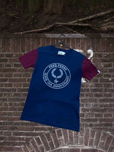 Fred Perry FRED PERRY Men’s Crewneck T-Shirt Regular Fit BIG LOGO Size US S / EU 44-46 / 1 - 1 Thumbnail