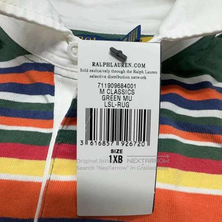 Polo Ralph Lauren Polo Ralph Lauren Striped Long-Sleeve Polo Shirt. Size US XL / EU 56 / 4 - 3 Thumbnail