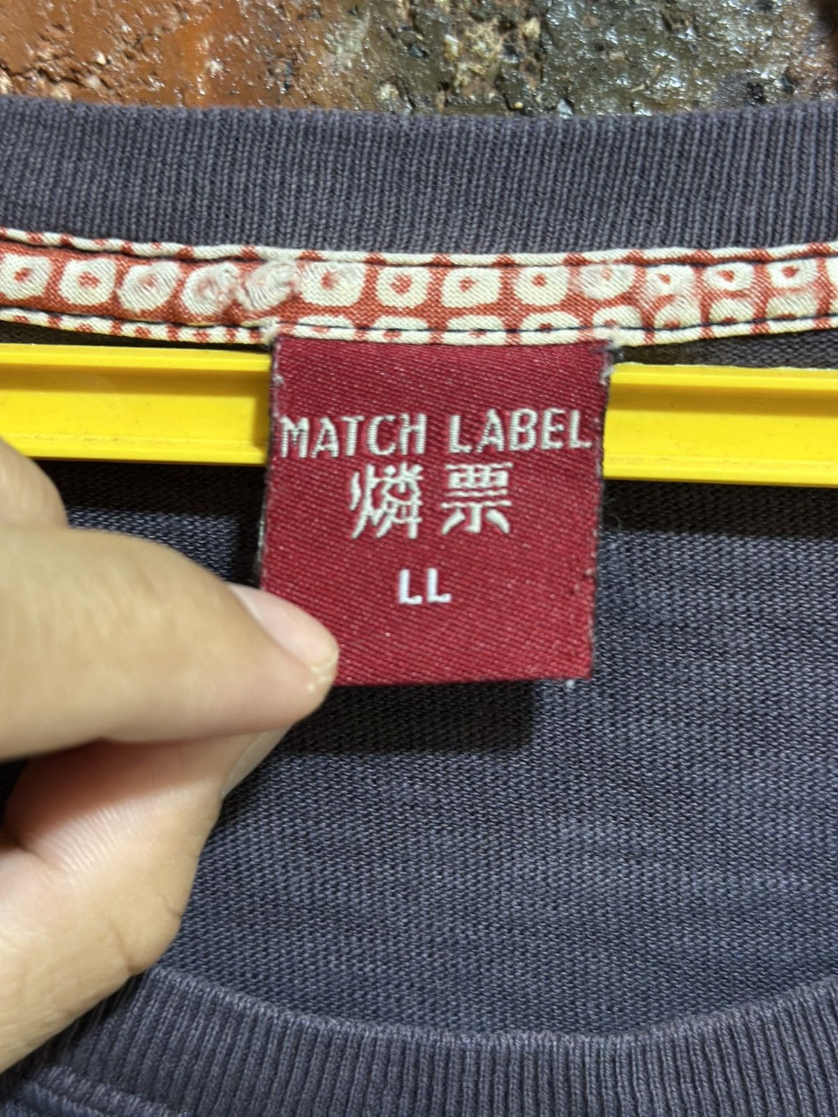 Japanese Brand Thrashed Vintage Impregnerade Samurai Sun Faded Tee Size US L / EU 52-54 / 3 - 7 Thumbnail