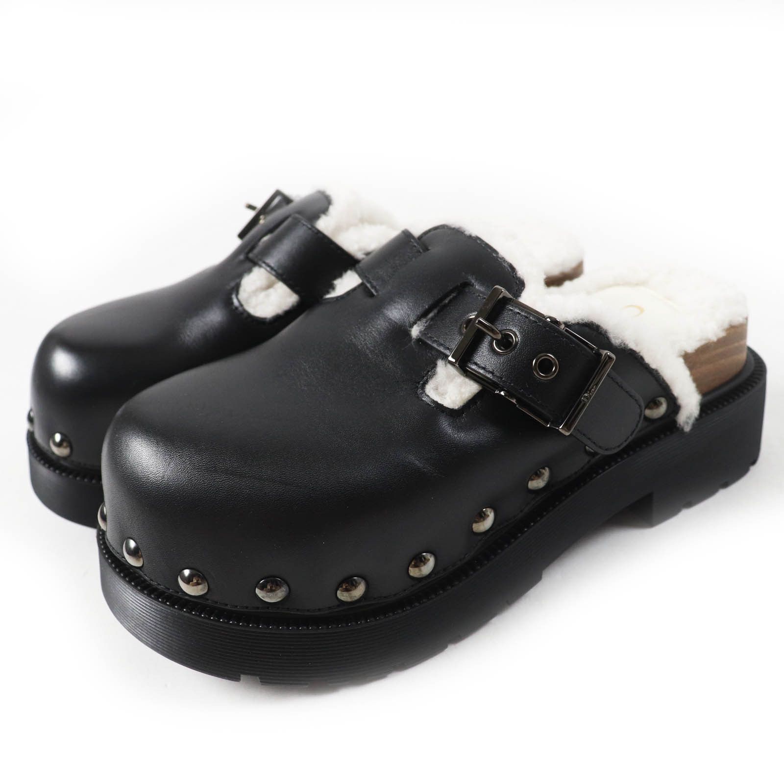 Dior Dior Christian Dior Diorquake Sabo Leather Mouton Sandals Leather Shoes DUTY FREE for USA Size ONE SIZE - 1 Thumbnail