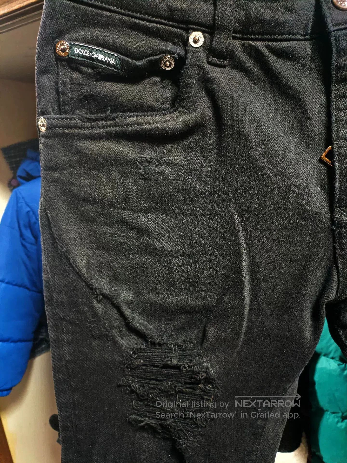 Dolce & Gabbana Dolce&Gabbana Distressed Slim Jeans. Size US 28 / EU 44 - 3 Thumbnail