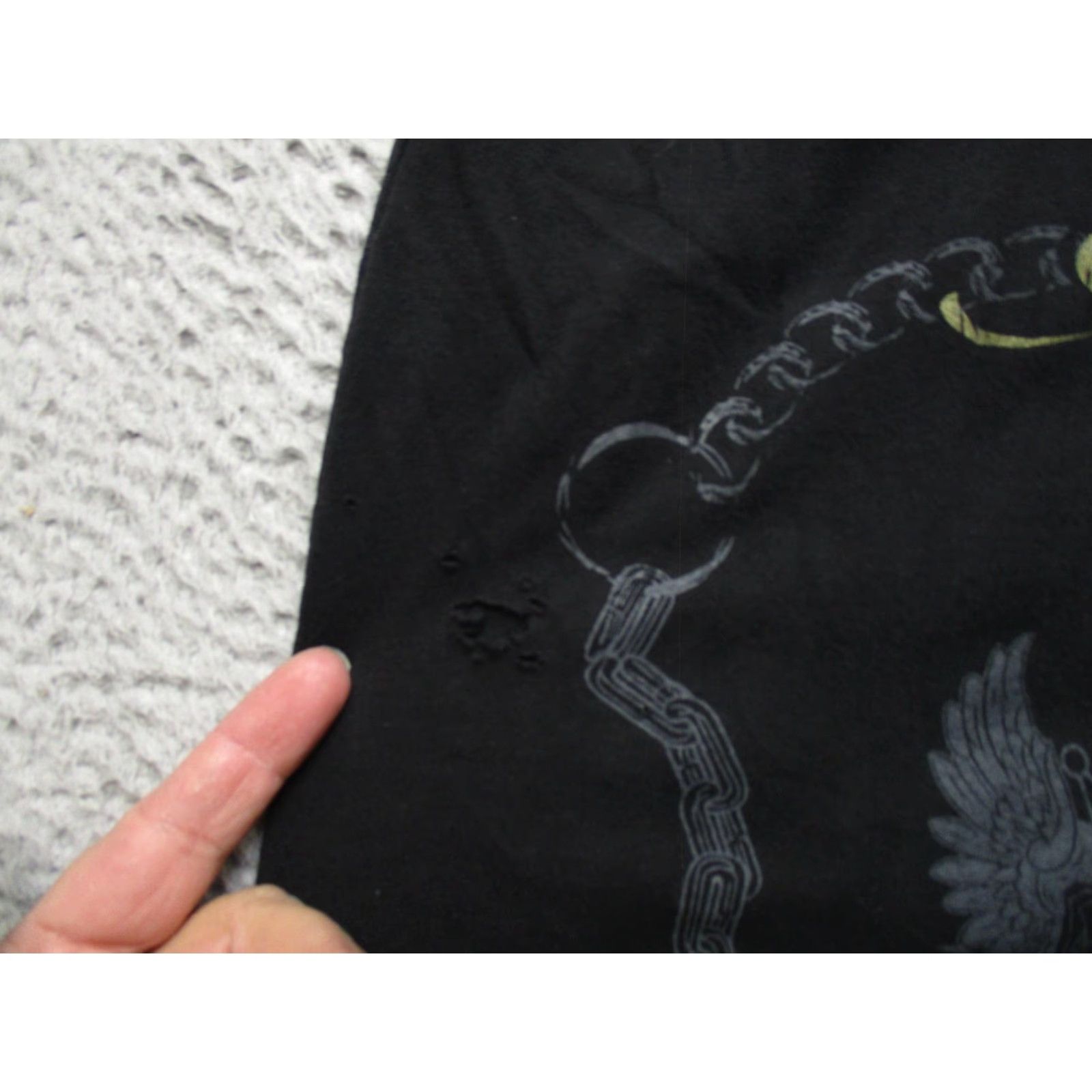 Vintage Christian Audigier Shirt Mens 3XL Black Crown Lion Crest Graphic Tee Two Sided Size US XXL / EU 58 / 5 - 3 Thumbnail