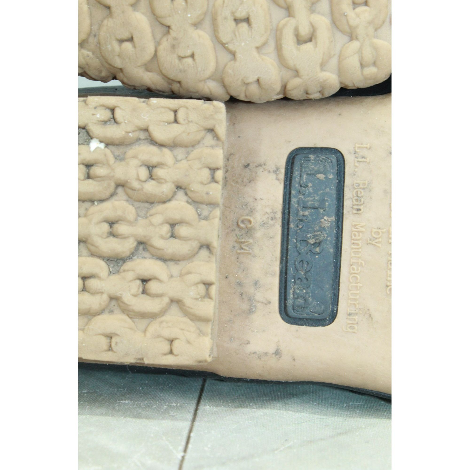 L.L. Bean × Leather LL Bean Women's Bean Boots Rubber Moc Sherpa Size US 6 / IT 36 - 10 Thumbnail