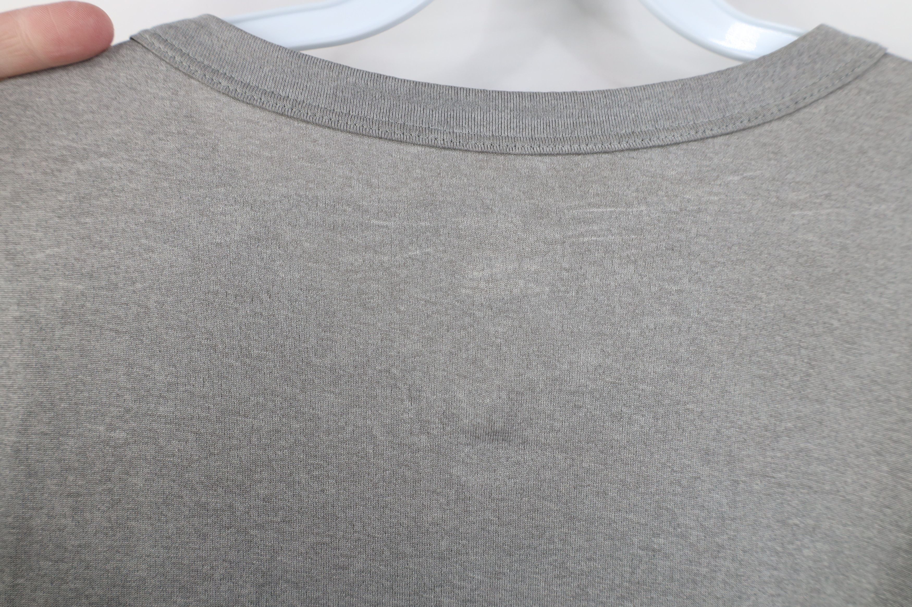 Nike Vintage Nike Travis Scott Mini Swoosh Knit T-Shirt Gray Size US XXL / EU 58 / 5 - 11 Thumbnail