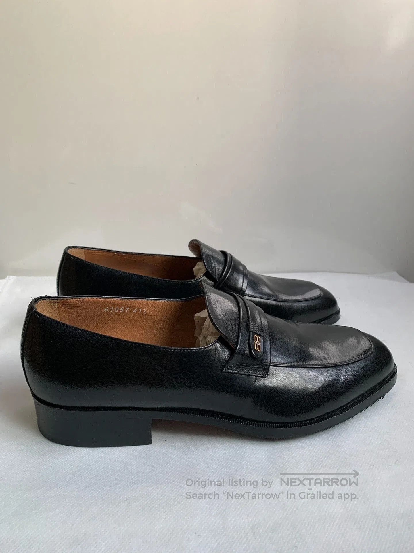 Balenciaga Balenciaga Men's Black Classic Leather Shoes. Size US 8 / EU 41 - 2 Thumbnail
