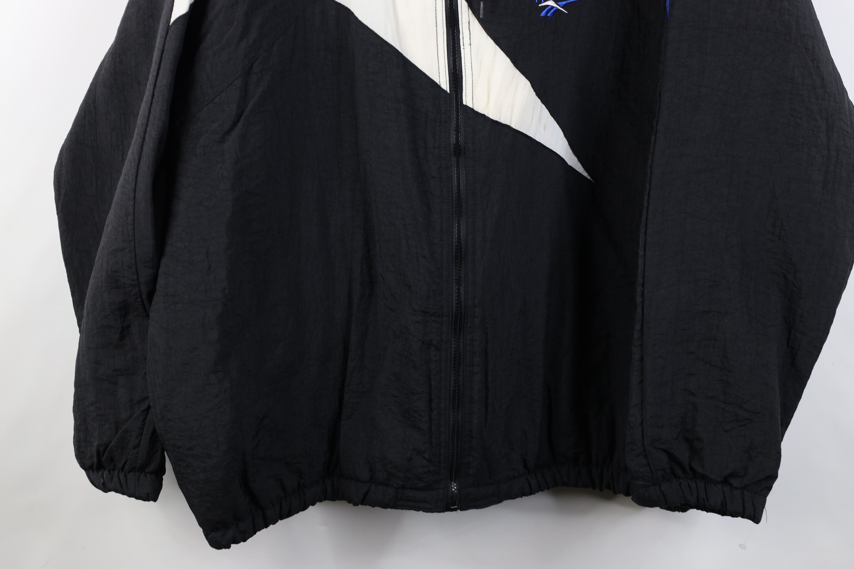 Reebok Deadstock Vintage 90s Reebok Big Logo Hooded Parka Jacket Size US XL / EU 56 / 4 - 4 Thumbnail