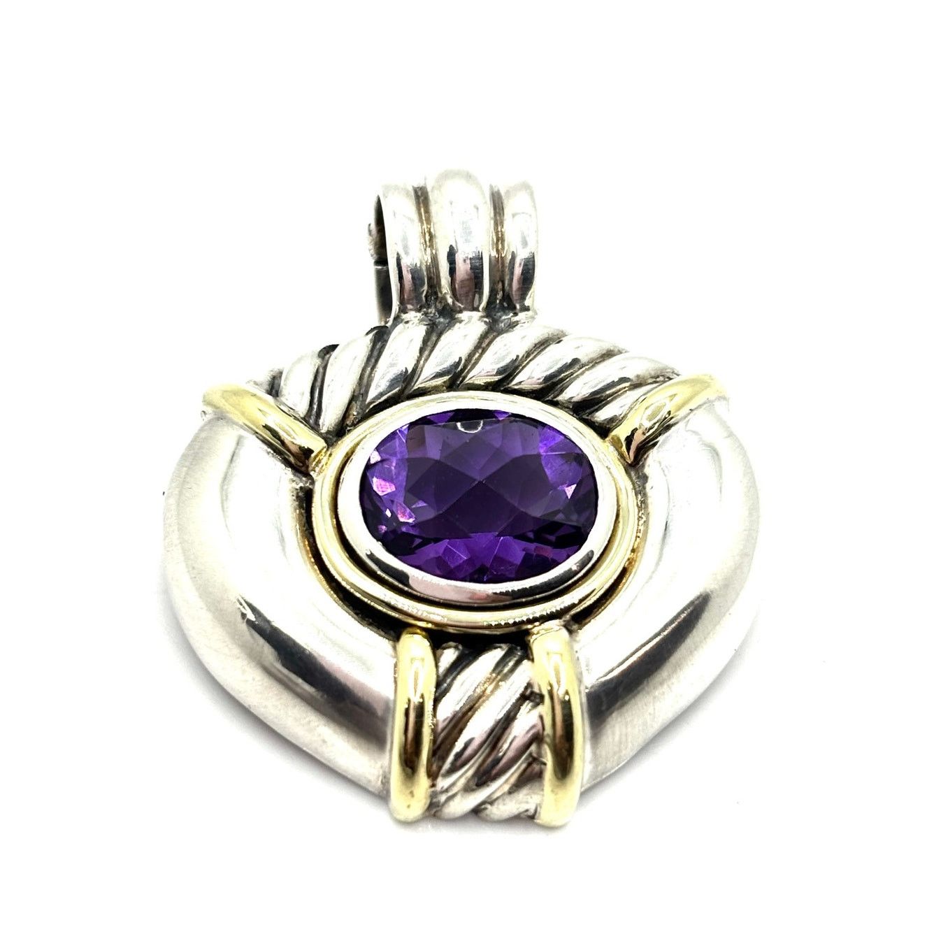 David Yurman DAVID YURMAN Renaissance Amethyst Enhancer Clip-On Pendant Size ONE SIZE - 7 Thumbnail