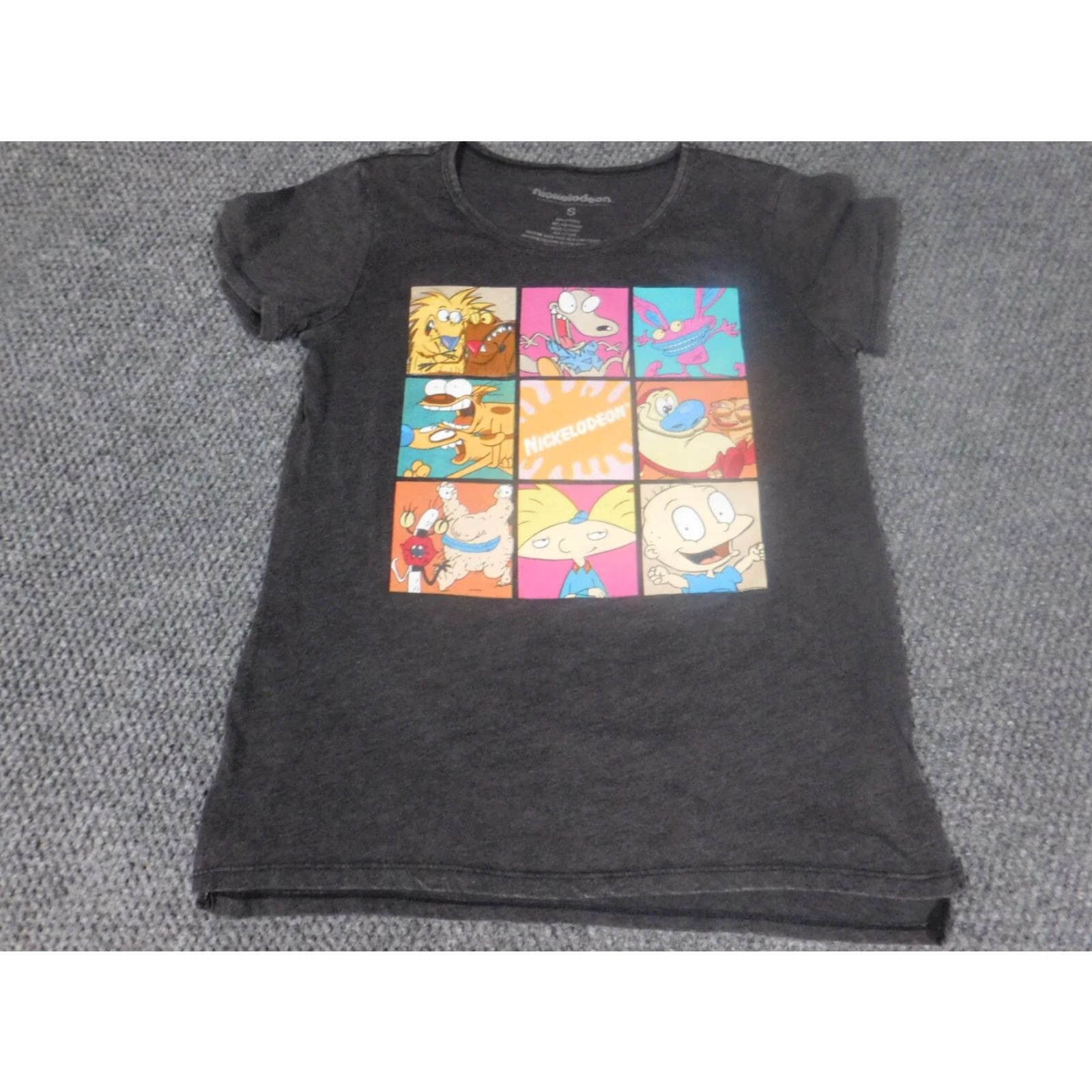 Nickelodeon Nickelodeon Shirt Womens Small Gray 90s Cartoon Animation T-Shirt Crew Neck Short Sleeve Basic Classic Fit Mens Womens Girls Legs? Size S / US 4 / IT 40 - 2 Thumbnail