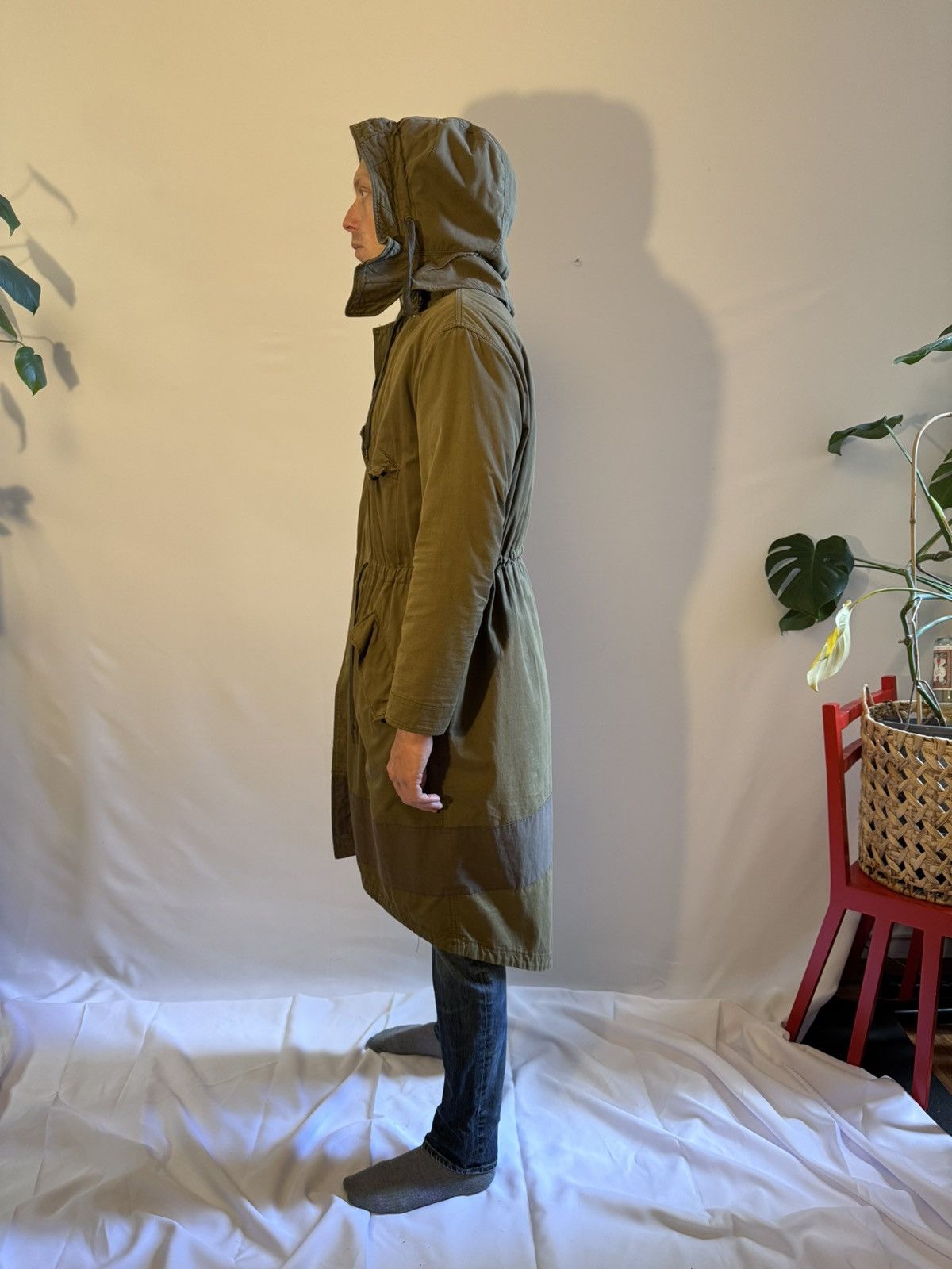 Robert Geller FW 2014 Hooded Military Parka removable quilted lining Size US L / EU 52-54 / 3 - 3 Thumbnail