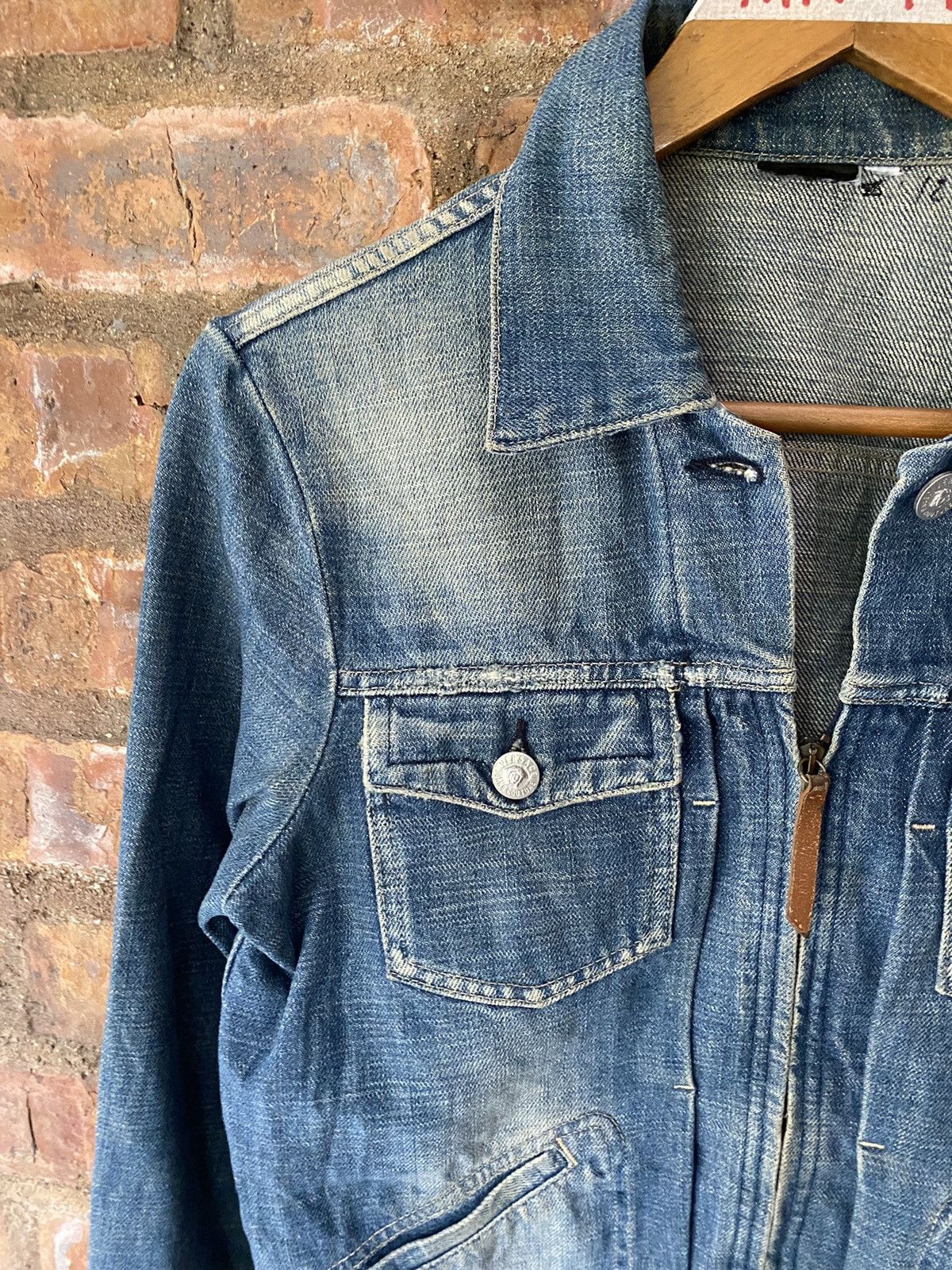Versace Jeans Couture 1990s Denim Jacket Size S / US 4 / IT 40 - 6 Thumbnail