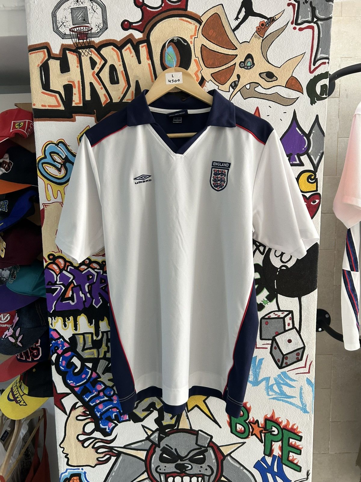 Vintage 90s England Training Jersey Size US L / EU 52-54 / 3 - 1 Thumbnail