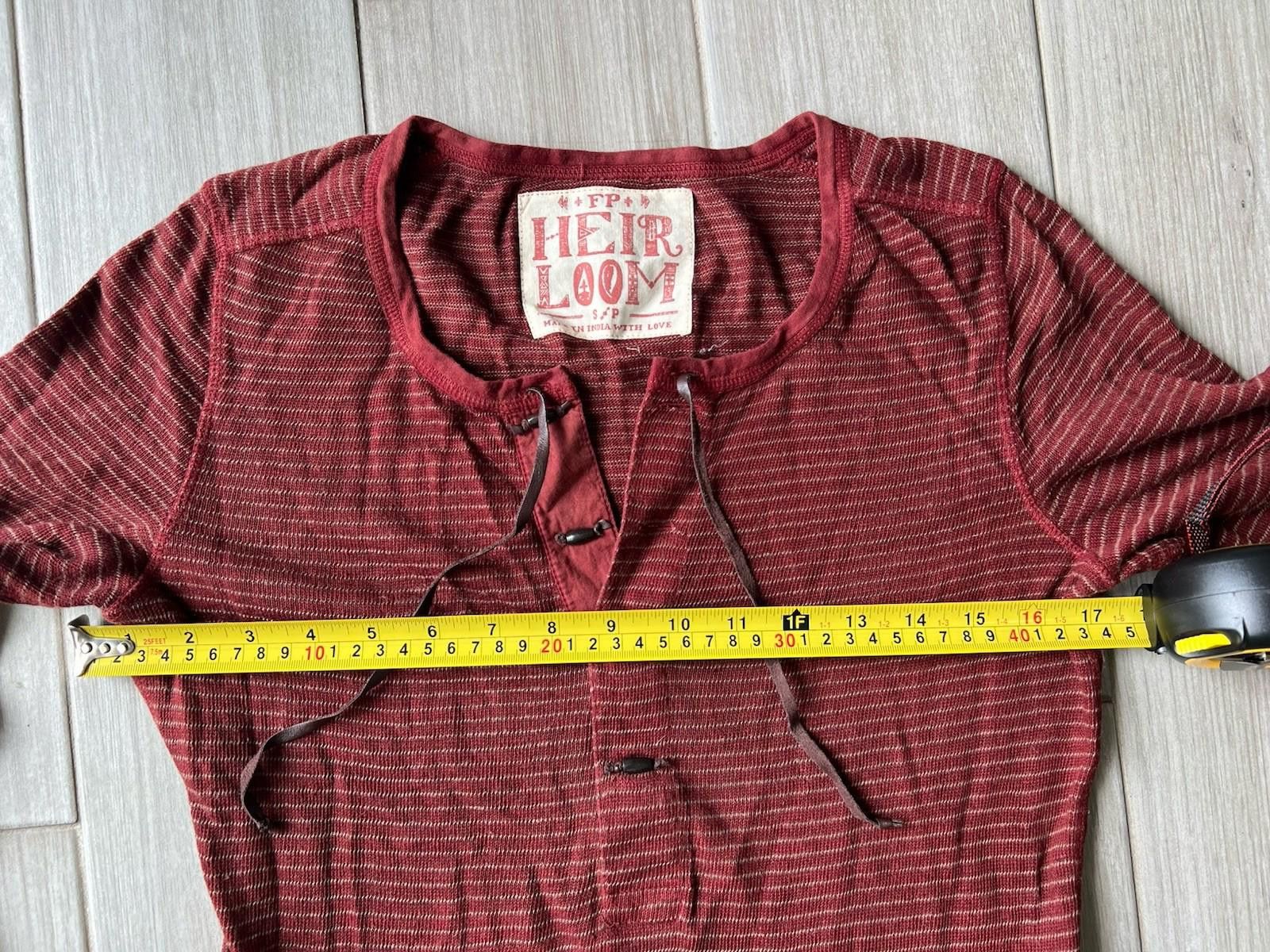 Free People Free people Heirloom S/P Long Sleeve Top Unique Buttons Size S / US 4 / IT 40 - 2 Thumbnail