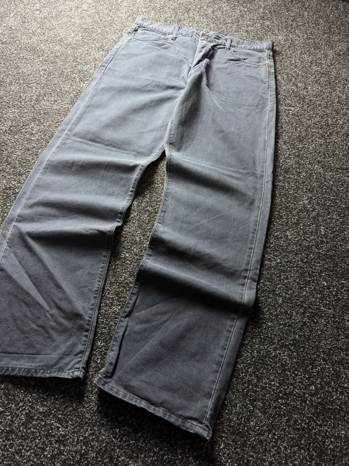 Levi's Vintage Clothing Vintage 90s USA Retro Levi’s 551 Jeans Faded Grey / Blue Size US 35 - 3 Thumbnail