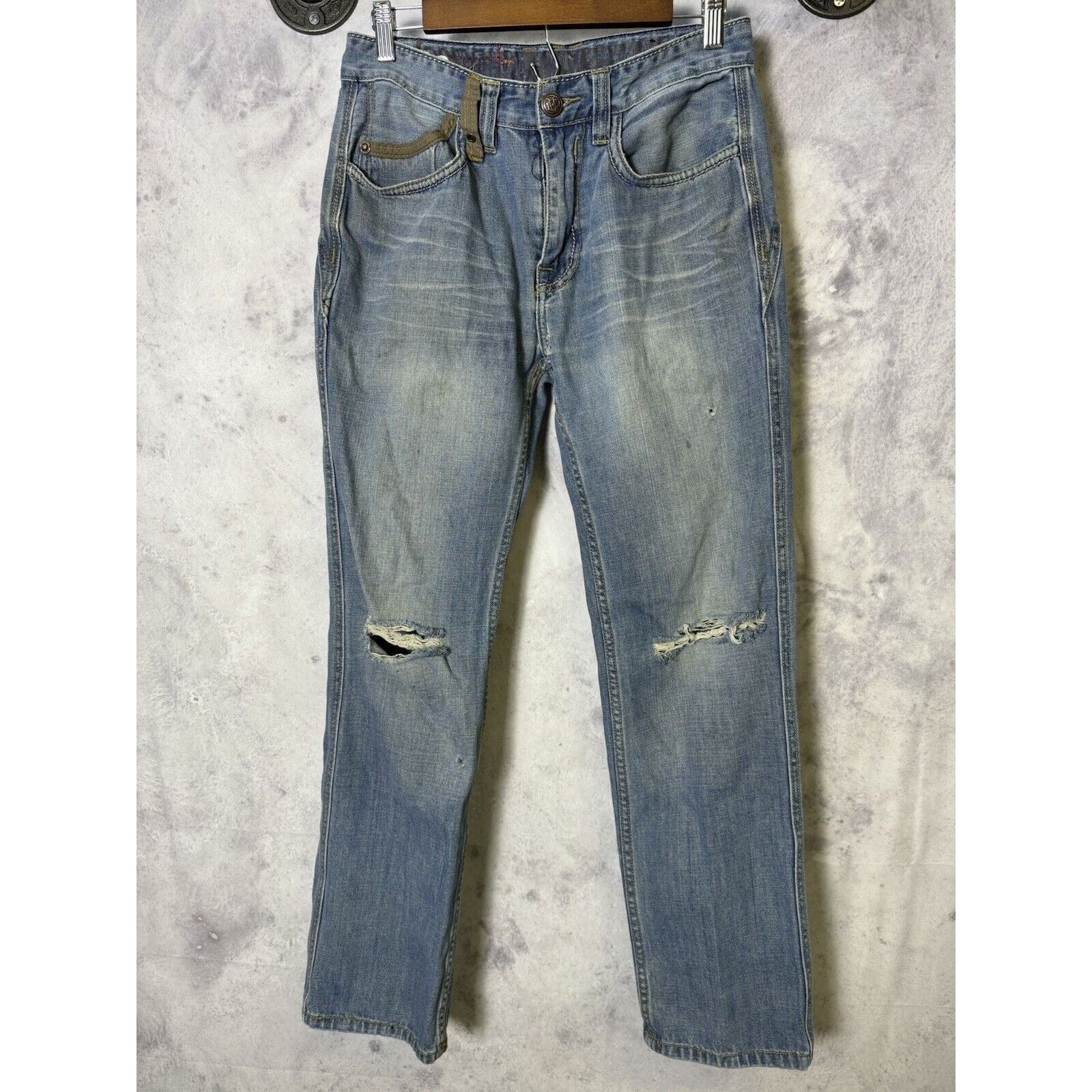 Ecko Unltd. Ecko Unltd Jeans Mens 30 Blue Distressed Streetwear Size US 30 / EU 46 - 1 Thumbnail