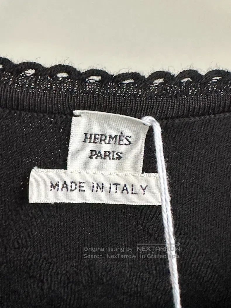 Hermes Hermes Women's Long Sleeve Stretch Knit Top for Fall and W Size XS / US 0-2 / IT 36-38 - 2 Thumbnail