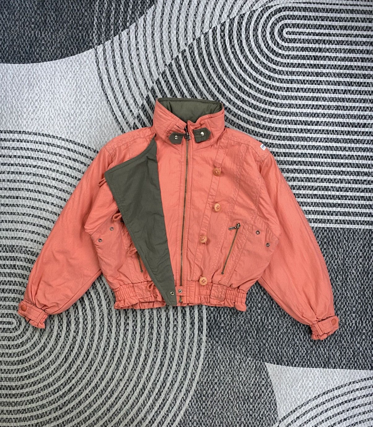Asics Vintage Peter Steinebron Ski Sport Cropped Style Jacket Size M / US 6-8 / IT 42-44 - 5 Thumbnail