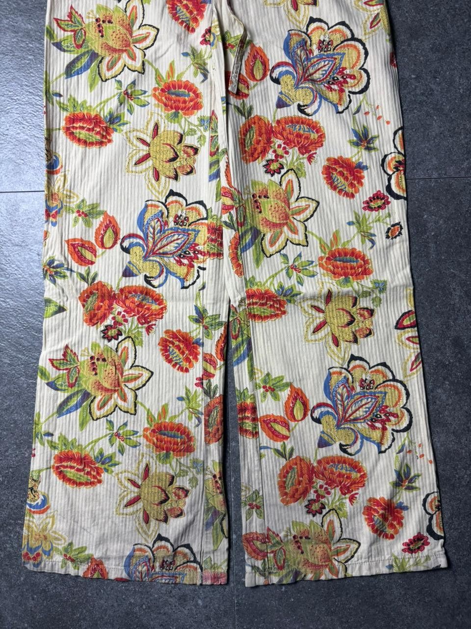 Other RARE 1990s Sabotage Espionage Budhisattava Floral Pants Size 28" / US 6 / IT 42 - 5 Thumbnail