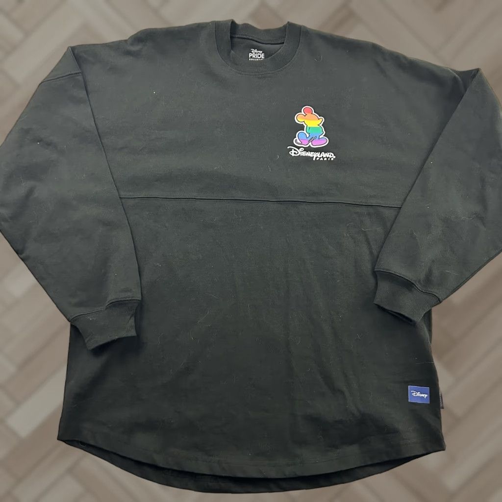 Disney Disneyland Paris Pride Collection Spirit Jersey T Shirt Men's Small Black Mens S Black Rainbow Paris 90s Spirit Jersey Shirt Disney Size US S / EU 44-46 / 1 - 1 Thumbnail