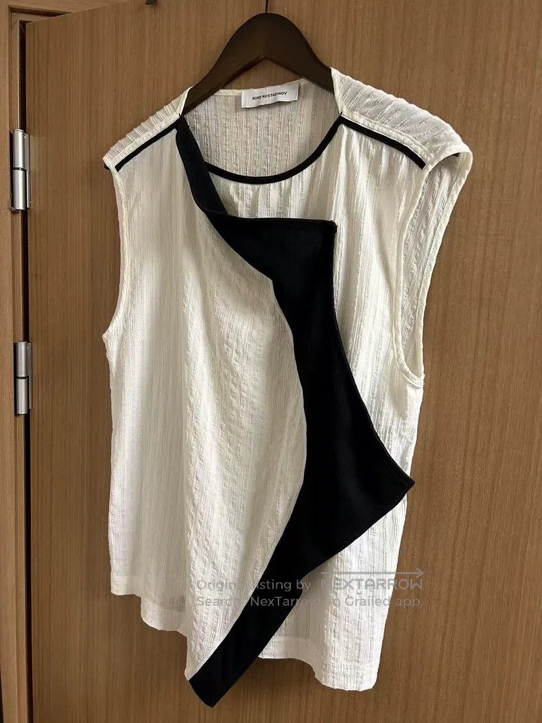 Kiko Kostadinov Kiko Kostadinov 23SS Showpiece Deconstructed Asymmetrical Size US M / EU 48-50 / 2 - 2 Thumbnail