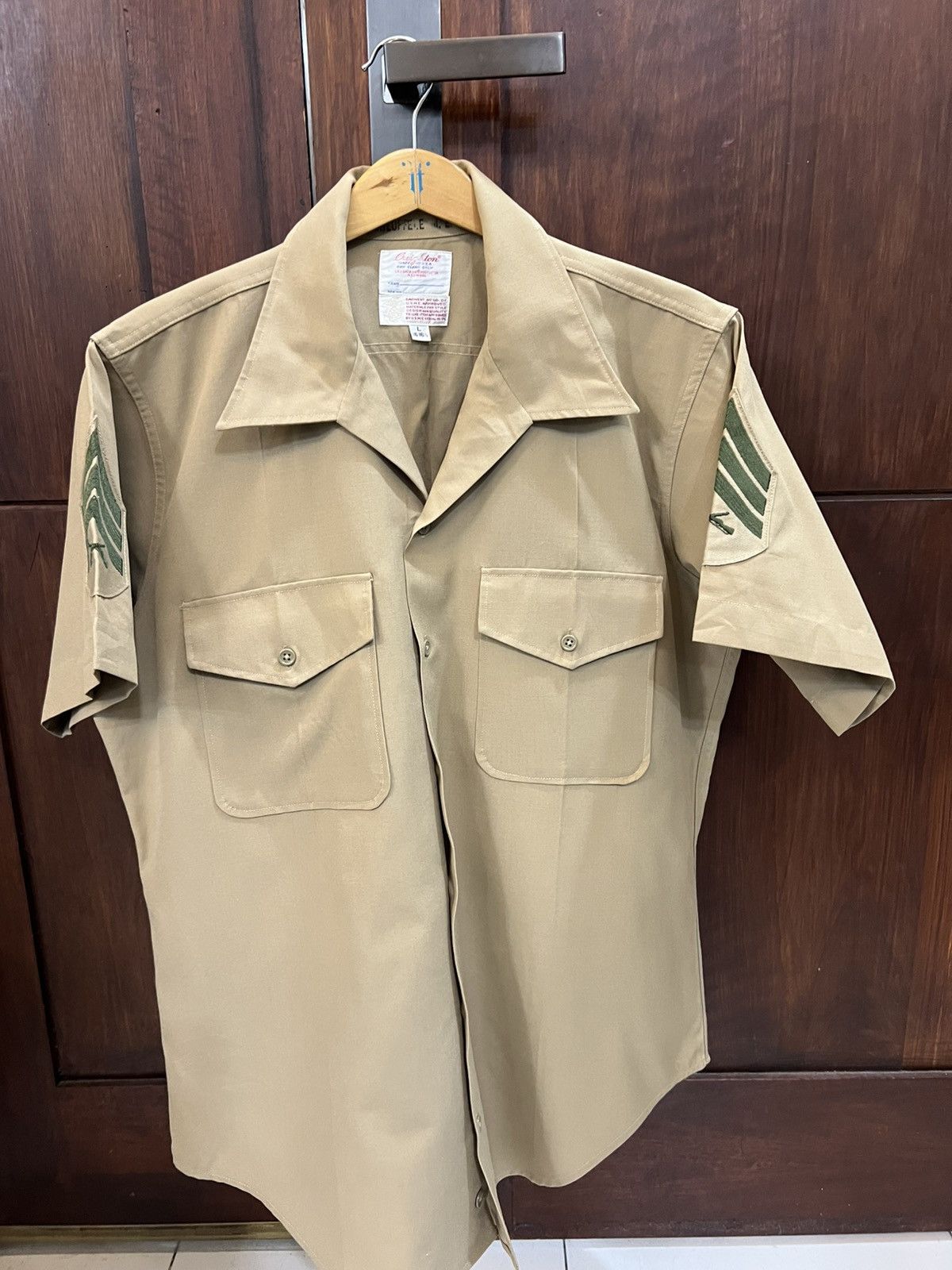 Vintage Vintage USMC Marine Corps Utility Shirt 90s Military Surplus Size US L / EU 52-54 / 3 - 1 Thumbnail