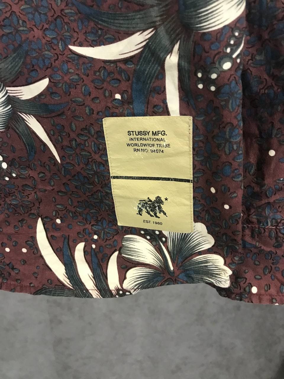 Stussy Stussy crazy art designer shirt Size US L / EU 52-54 / 3 - 4 Thumbnail