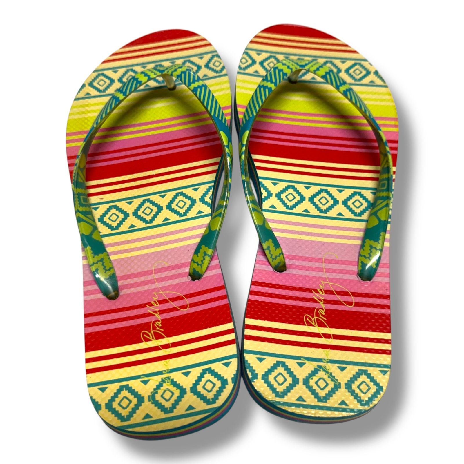Vera Bradley Vera Bradley Serape Paradise Flip Flops Tribal Native 7 8 Size US 7 / IT 37 - 2 Thumbnail