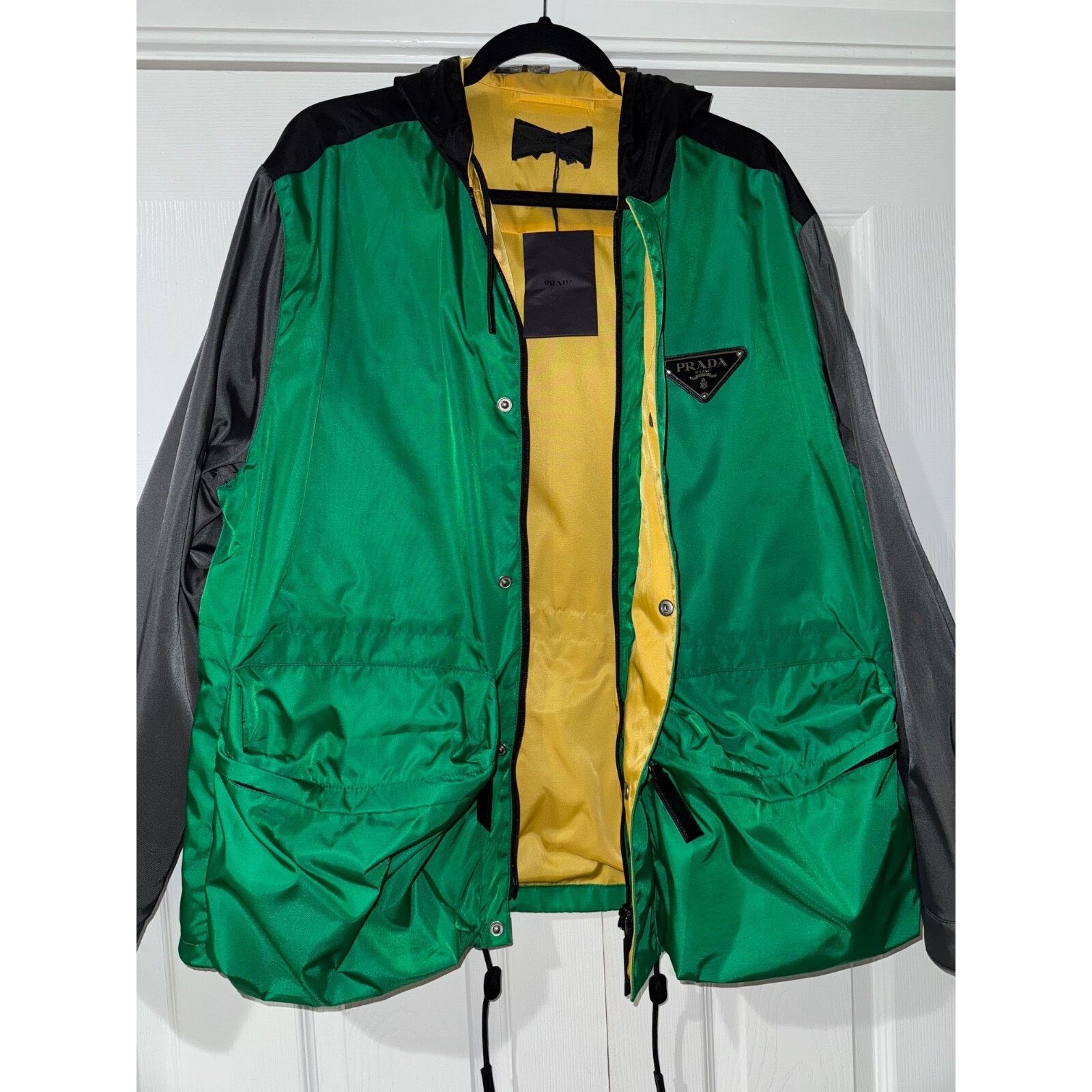 Prada Prada SS20 Aoyama Oversized Nylon Jacket Medium M Size US M / EU 48-50 / 2 - 9 Thumbnail