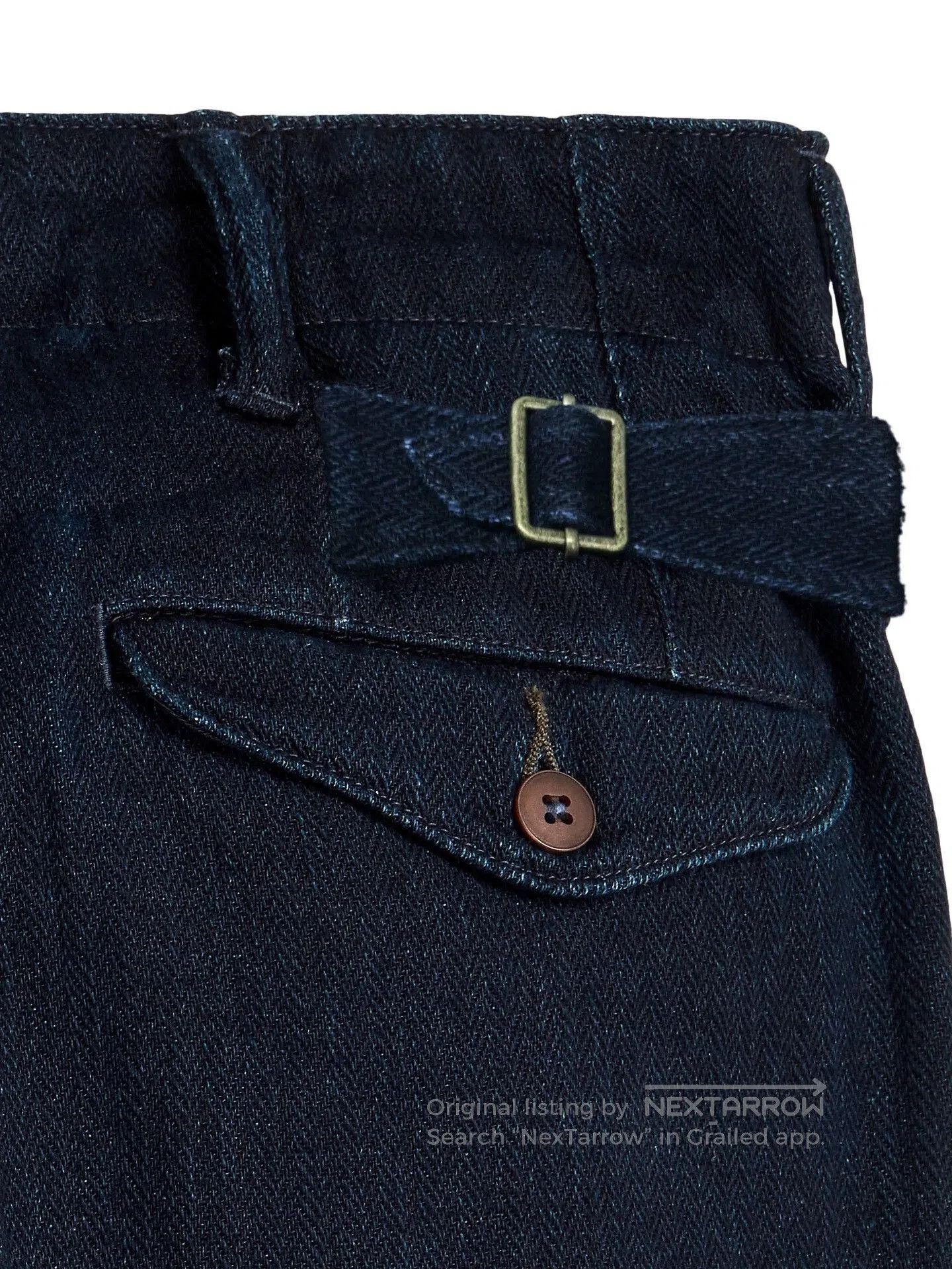 RRL Ralph Lauren RRL 26SS Slim Cotton Herringbone Trousers. Size US 34 / EU 50 - 5 Thumbnail