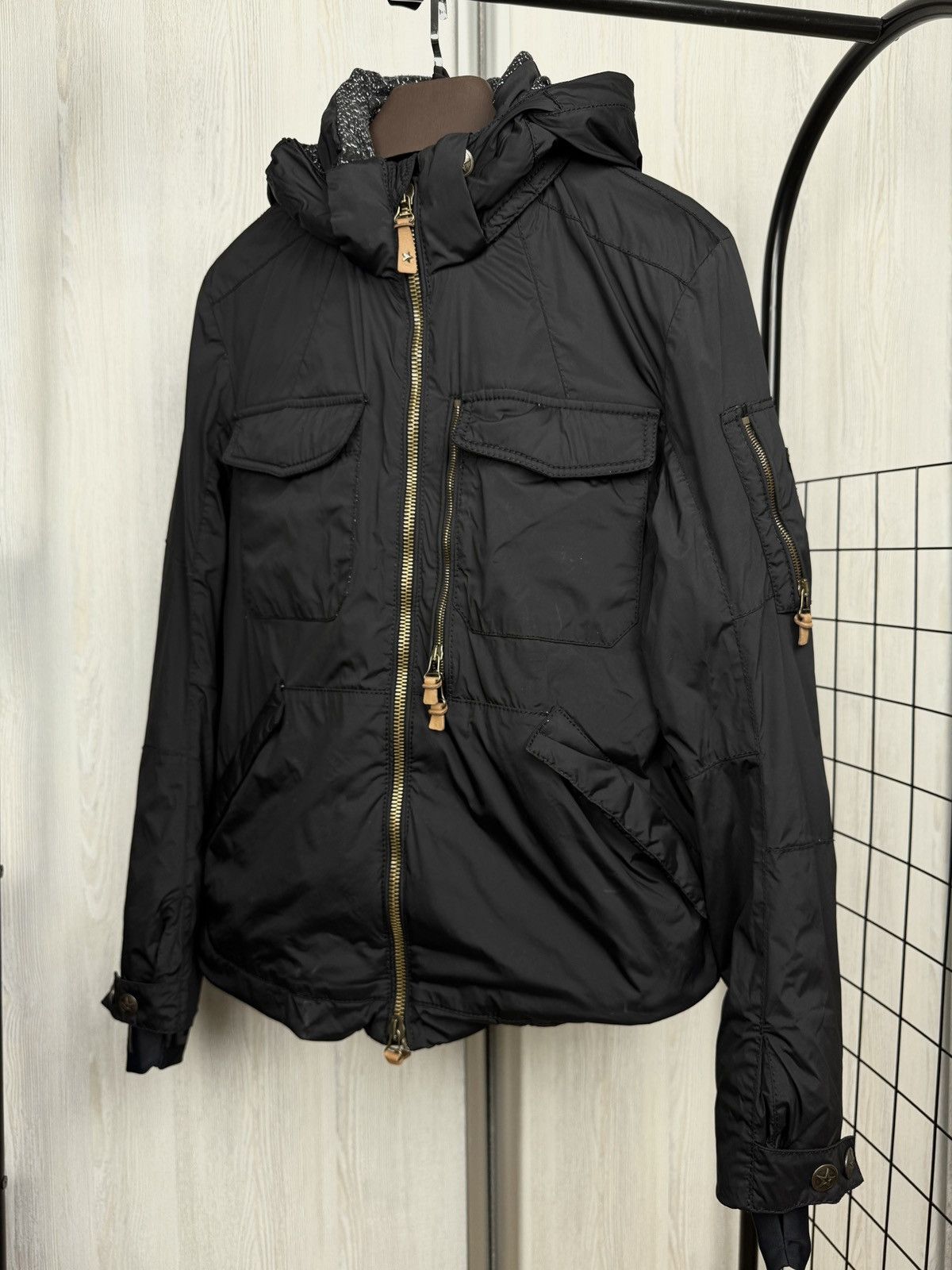 JET SET Jet Set black outdoor wolf bondage down ski snowboard jacket Size L / US 10 / IT 46 - 7 Thumbnail