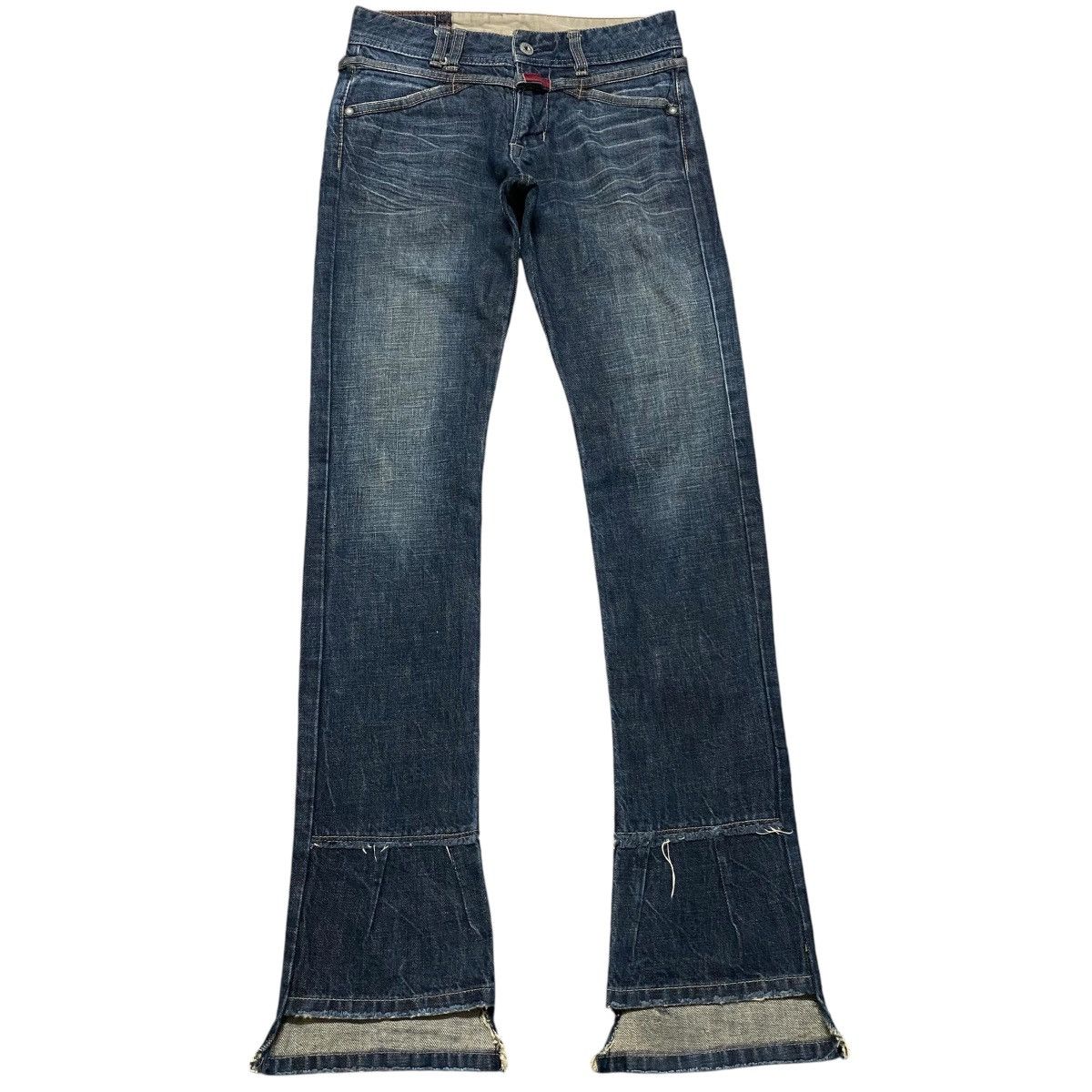 Marithe + Francois Girbaud Marithe Francois Girbaud Denim Flare Jeans Size 28" / US 6 / IT 42 - 1 Thumbnail