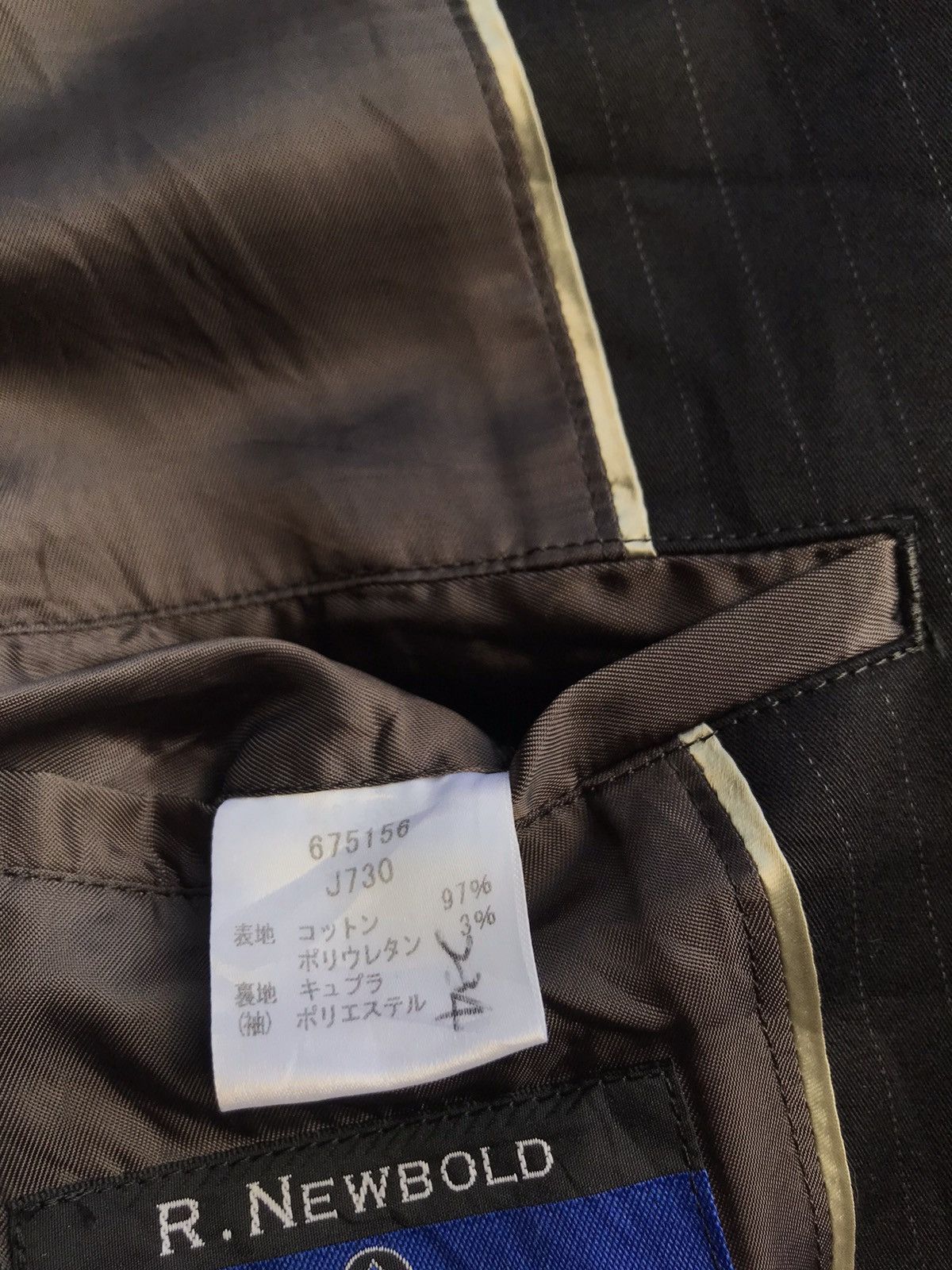 Paul Smith × R.Newbold R. Newbold Black Stripes Blazer Size US M / EU 48-50 / 2 - 11 Thumbnail