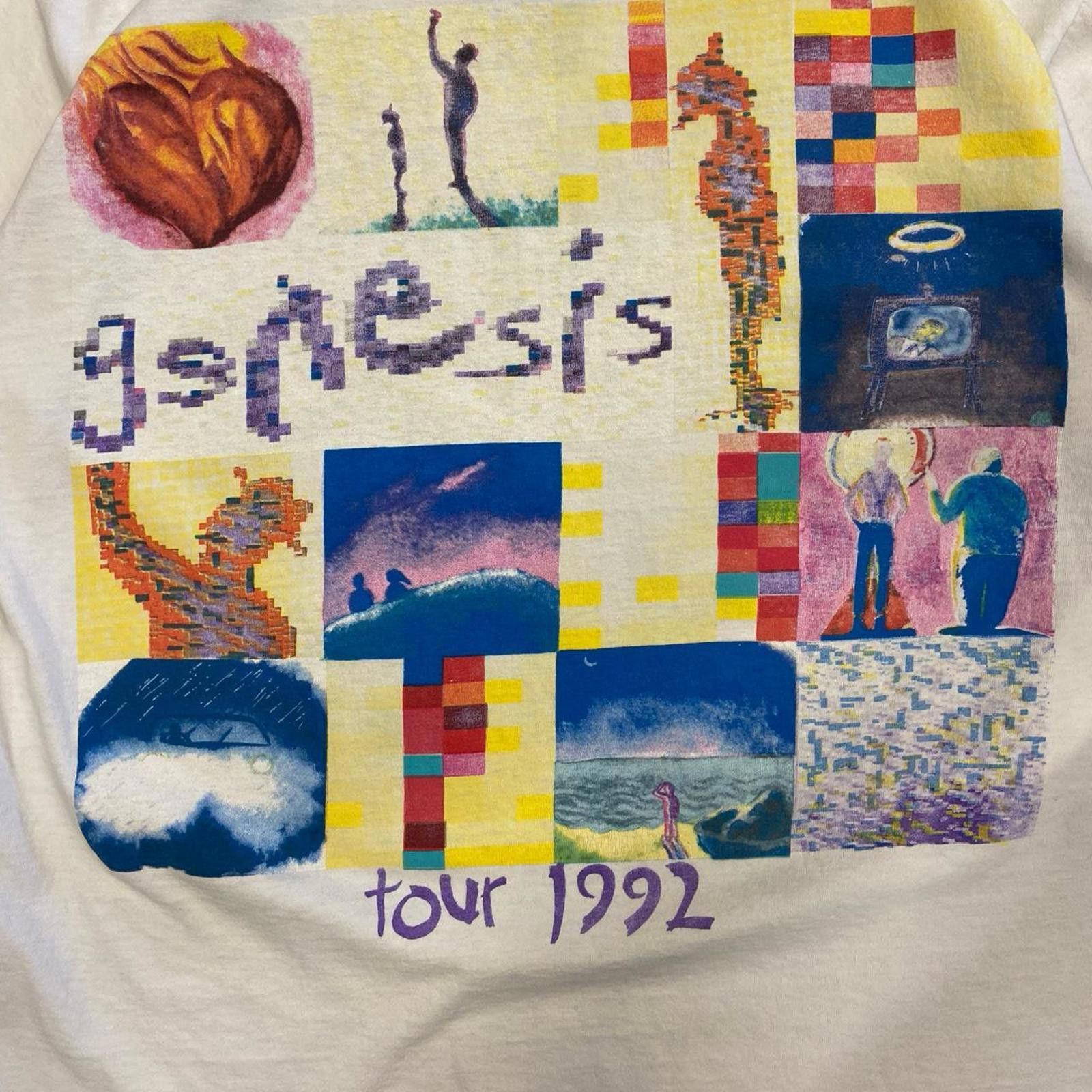 Vintage Vintage 1992 Genesis Night Sky Tour Tee Size US XL / EU 56 / 4 - 2 Thumbnail