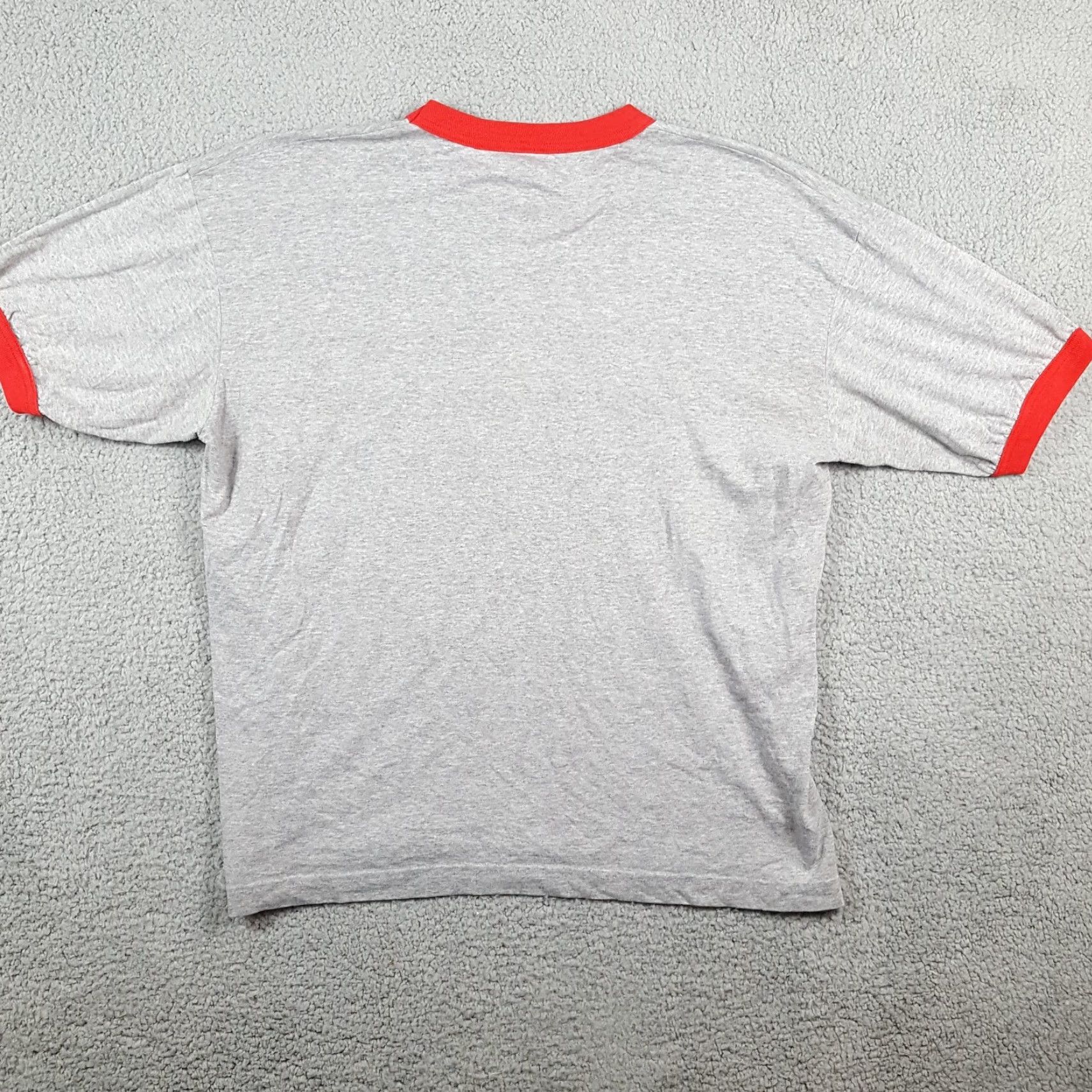 Vintage VINTAGE Augusta Ohio State Buckeyes Football Ringer T-Shirt Men's XL Gray Retro 90s College Sports Size US XL / EU 56 / 4 - 6 Thumbnail