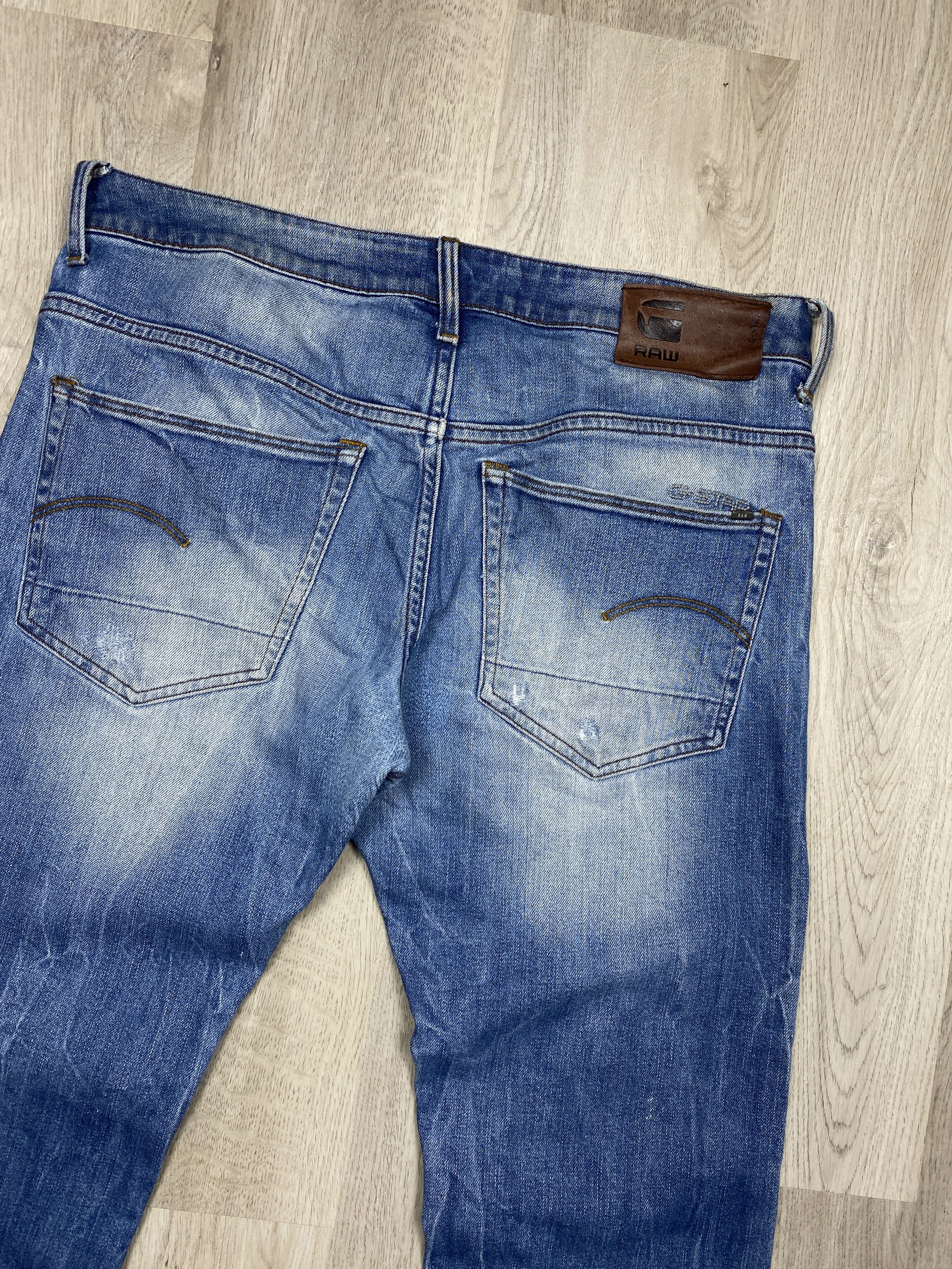 G-Star G Star Raw 3301 Vintage Mens Denim Pants Jeans Size US 33 - 7 Thumbnail
