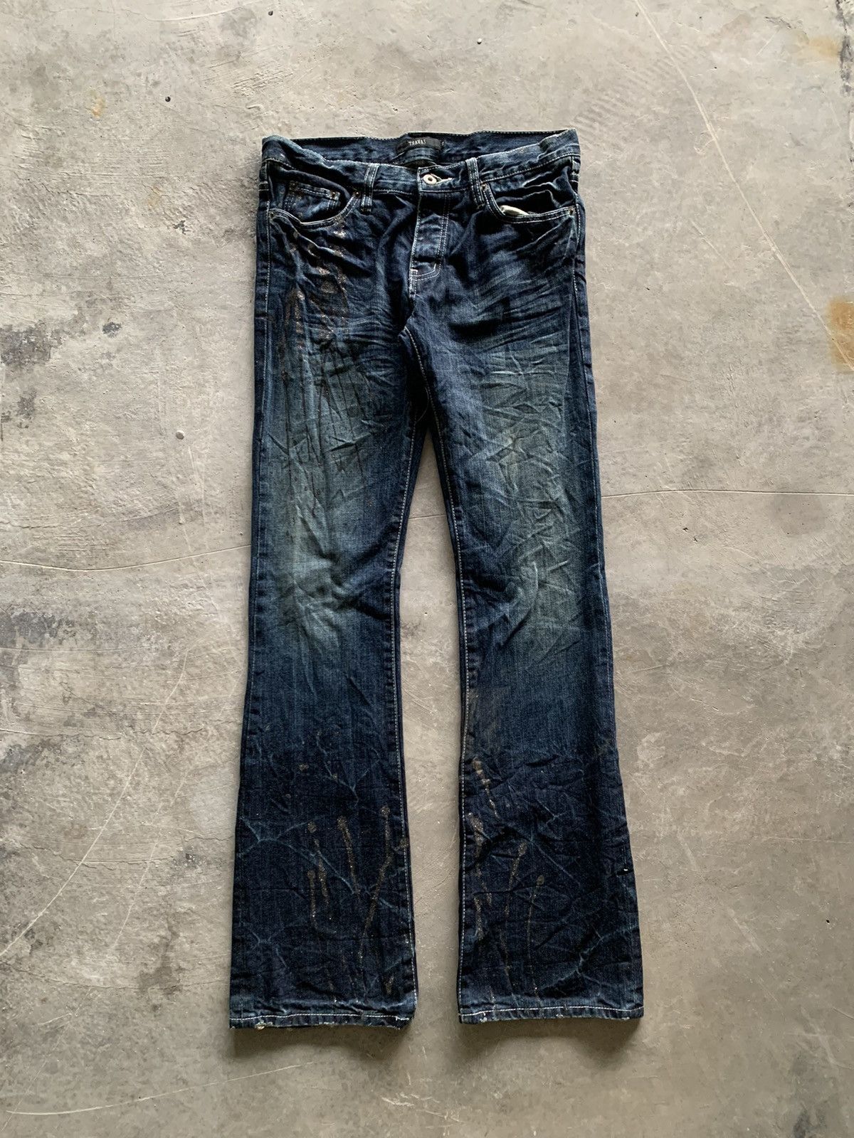 Hysteric Glamour flare travas splatter dope washed ifsixwasnine lgb style Size US 31 - 1 Thumbnail