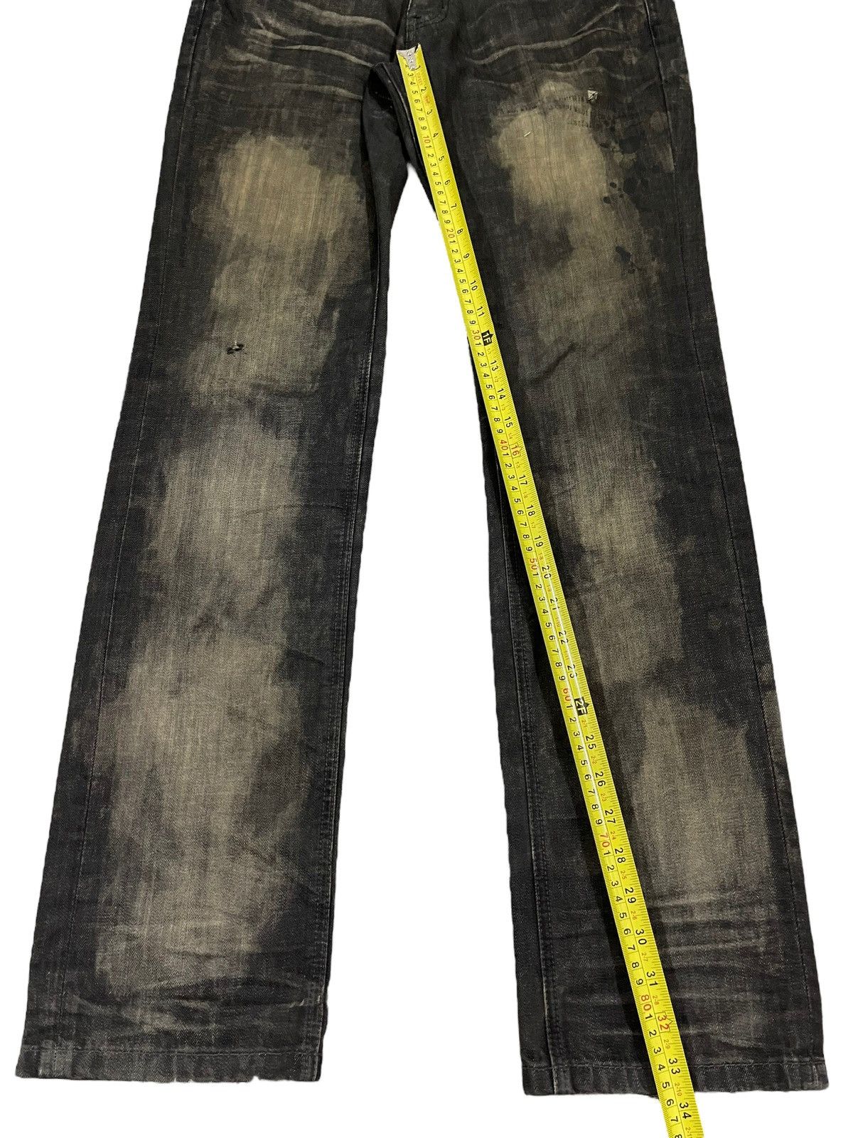 Japanese Brand Vintage Japanese Semantic Design Faded Wash Style Jeans Size US 32 / EU 48 - 12 Thumbnail