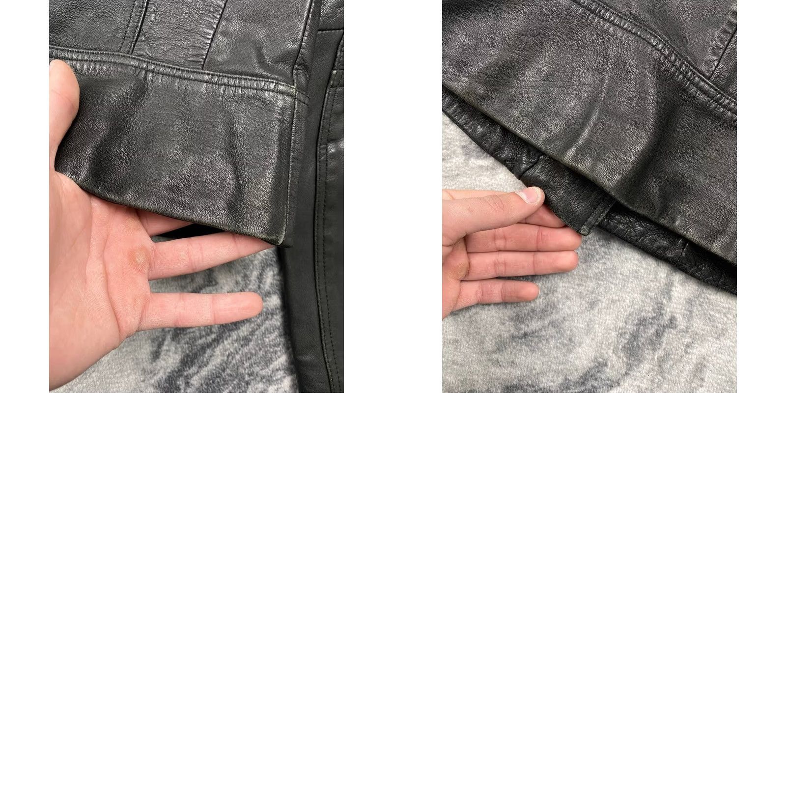Allsaints VINTAGE AllSaints Leather Biker Jacket Women S Black Jacket Women S Black Leather Biker Time-End 90s Size S / US 4 / IT 40 - 9 Thumbnail