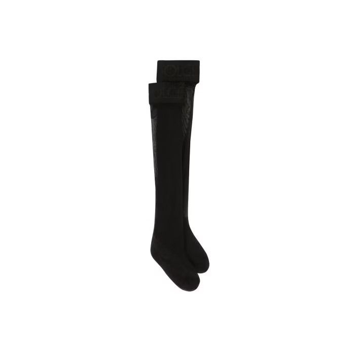 image of Dolce Gabbana O1S22I1N0424 Size-M Parisian Style Tights In Black, Women's (Size 32)