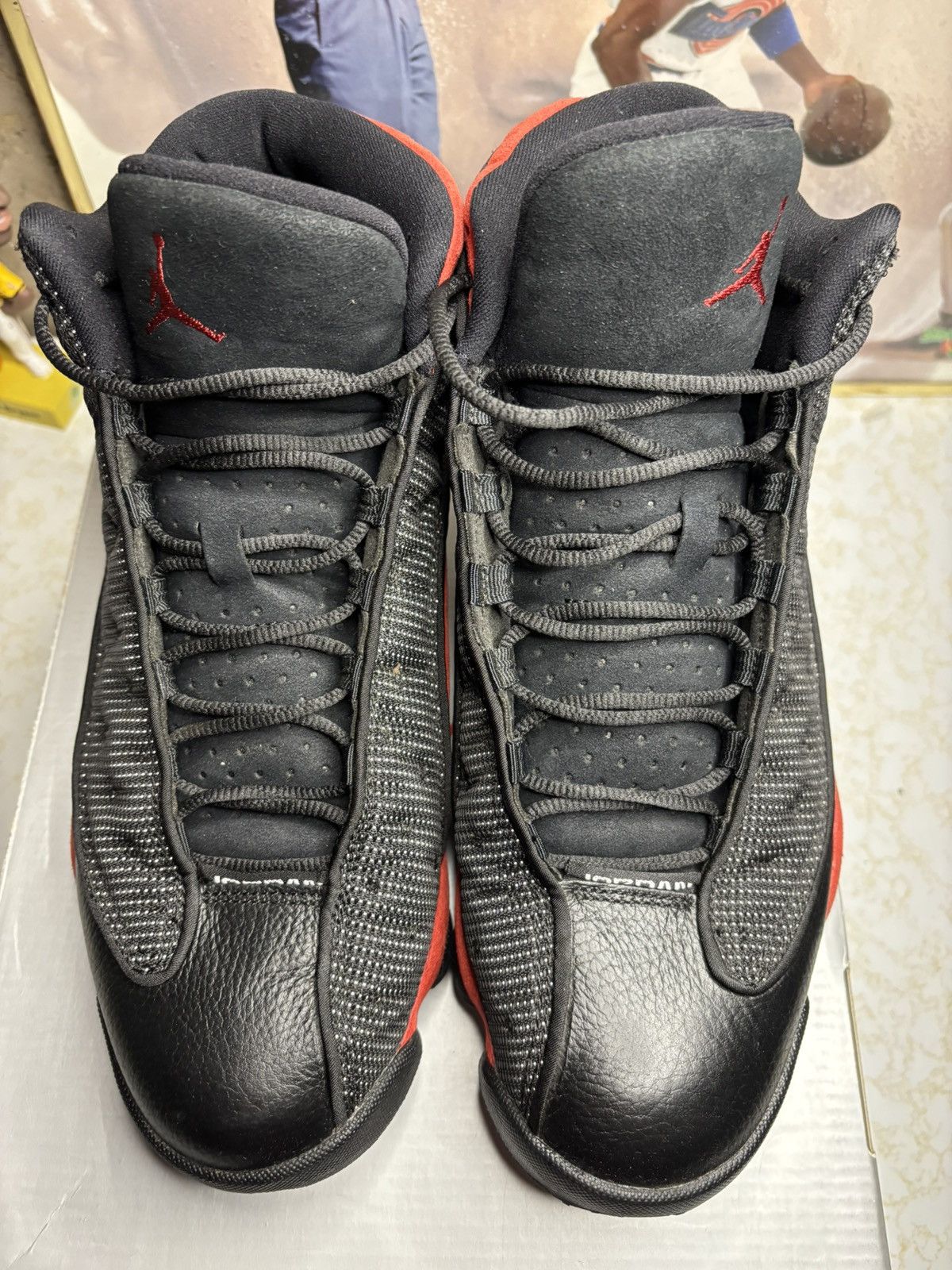 Jordan Brand Air Jordan 13 Retro 2017 Bred 2017 Size US 11.5 / EU 44-45 - 2 Thumbnail