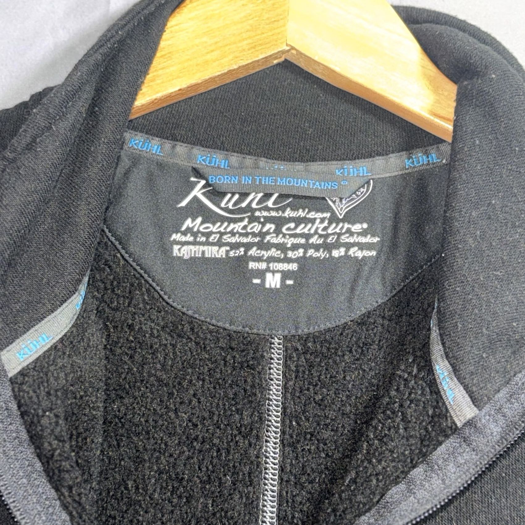 Layer 8 Kuhl Vest Womens Medium Black Kashmira Fleece Full Zip Pockets Outdoor Layer Complete Zip Casual Travel Wear Mens? Size M / US 6-8 / IT 42-44 - 6 Thumbnail