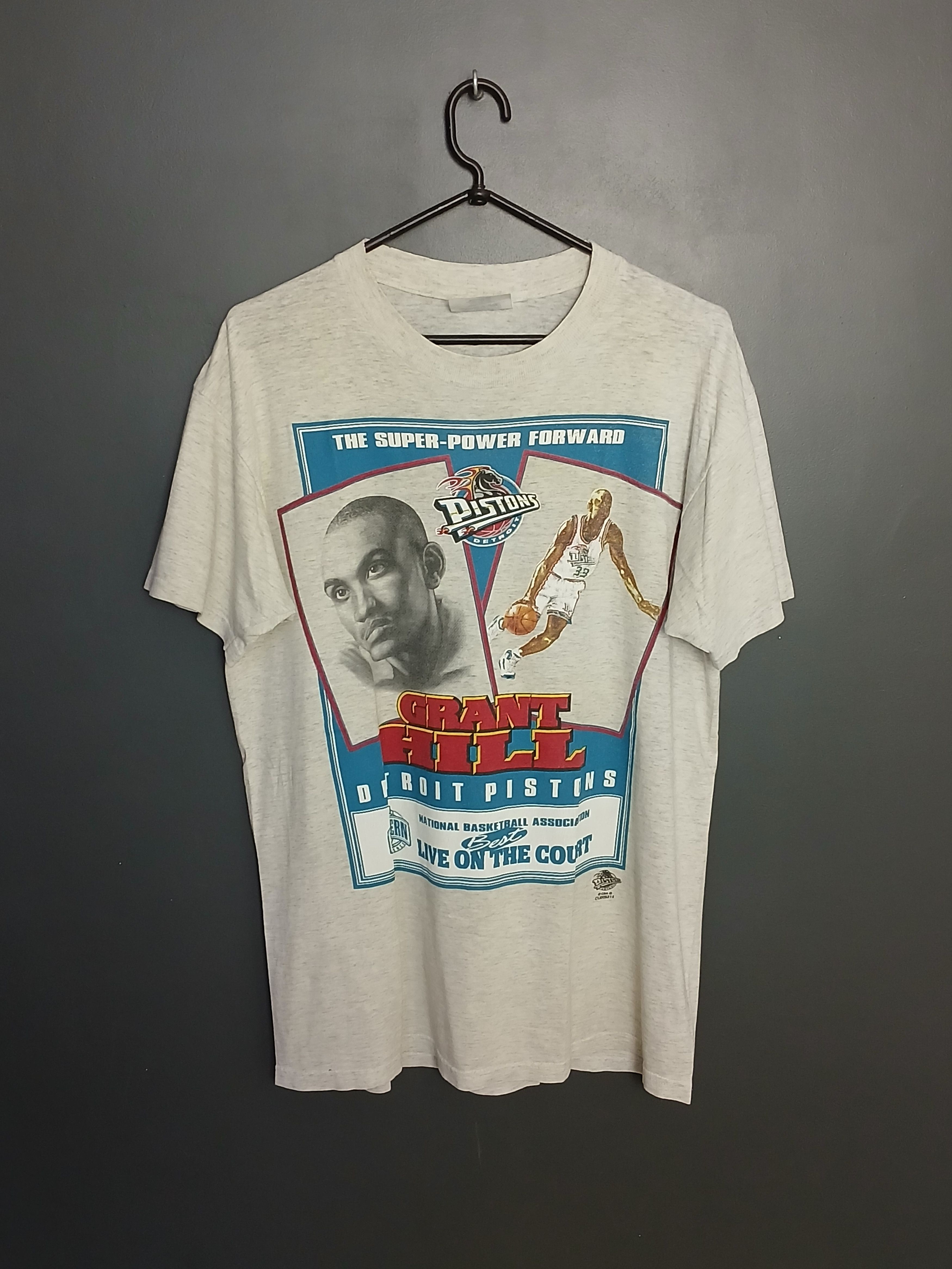 NBA Vintage NBA Detroit Pistons Grant Hill Basketball T-Shirt Size US M / EU 48-50 / 2 - 1 Thumbnail