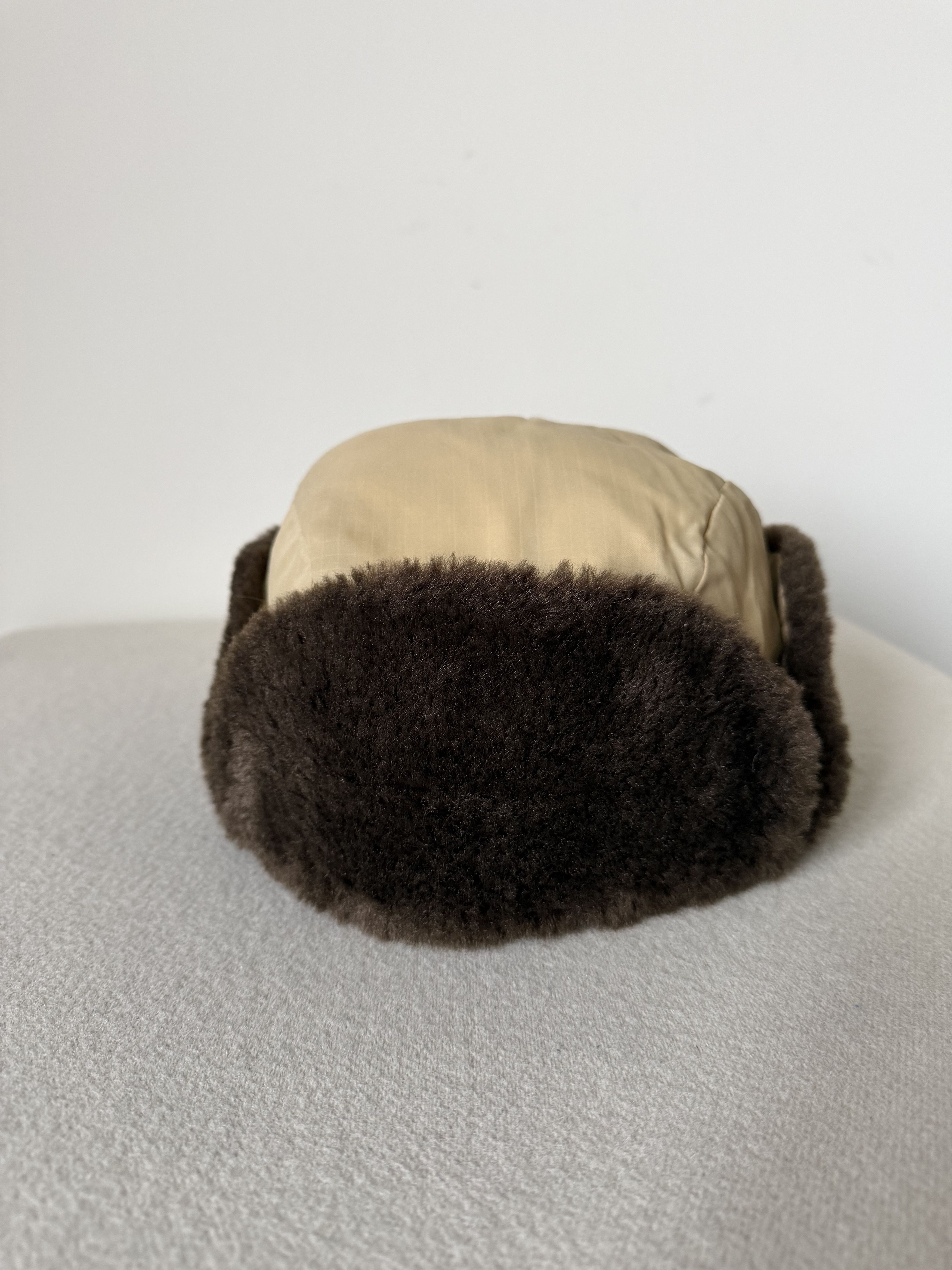 Neighborhood Neighborhood Eddie Bauer Down Cap in Beige Size ONE SIZE - 2 Thumbnail